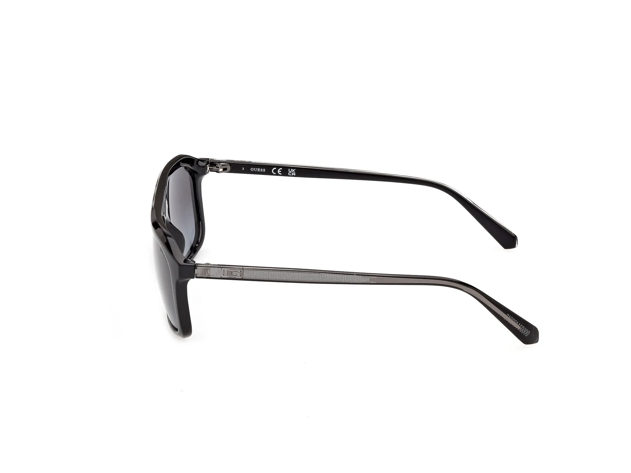 Guess GU00311 01B Occhiali da sole Iniettato Nero Fumo Squadrata Normale - immagine 3