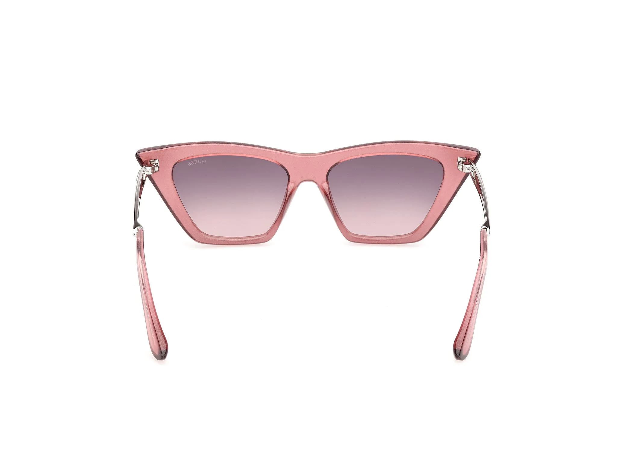 Guess GU00310 72B Occhiali da sole Iniettato Rosa Fumo Cat Eye Normale - immagine 4