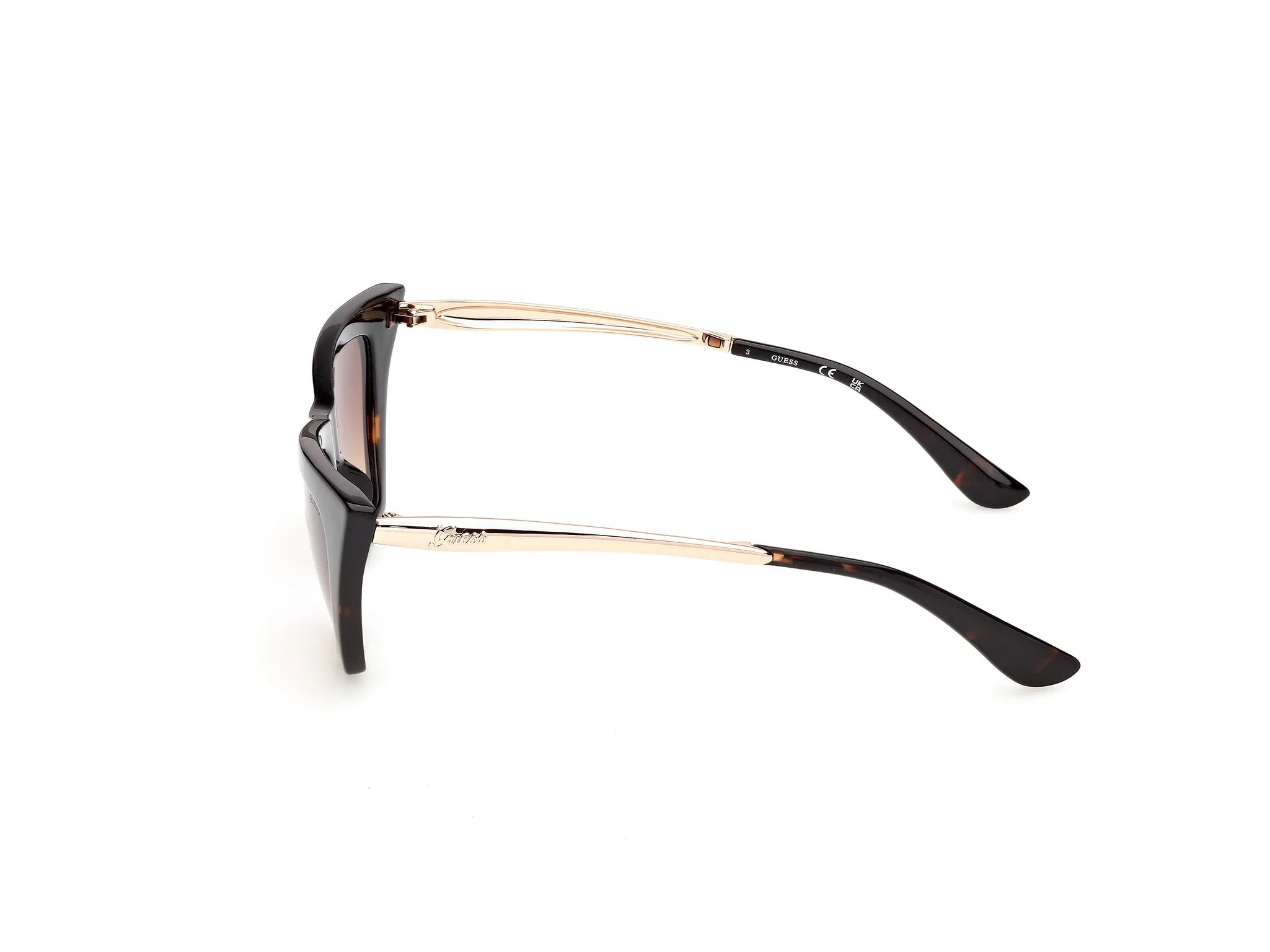 Guess GU00310 52F Occhiali da sole Iniettato Havana Marrone Cat Eye Normale - immagine 3