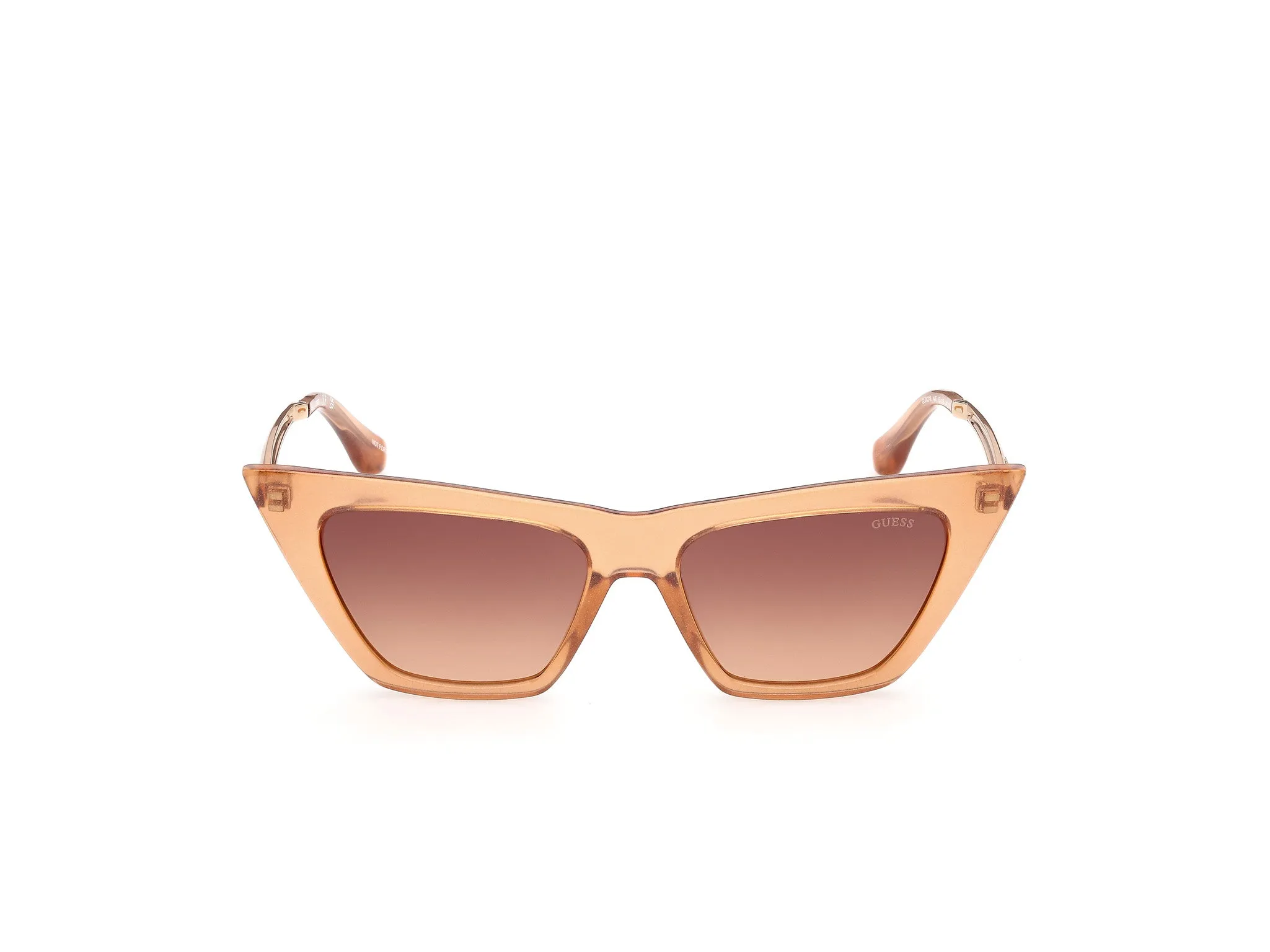 Guess GU00310 44F Occhiali da sole Iniettato Arancione Marrone Cat Eye Normale - immagine 2