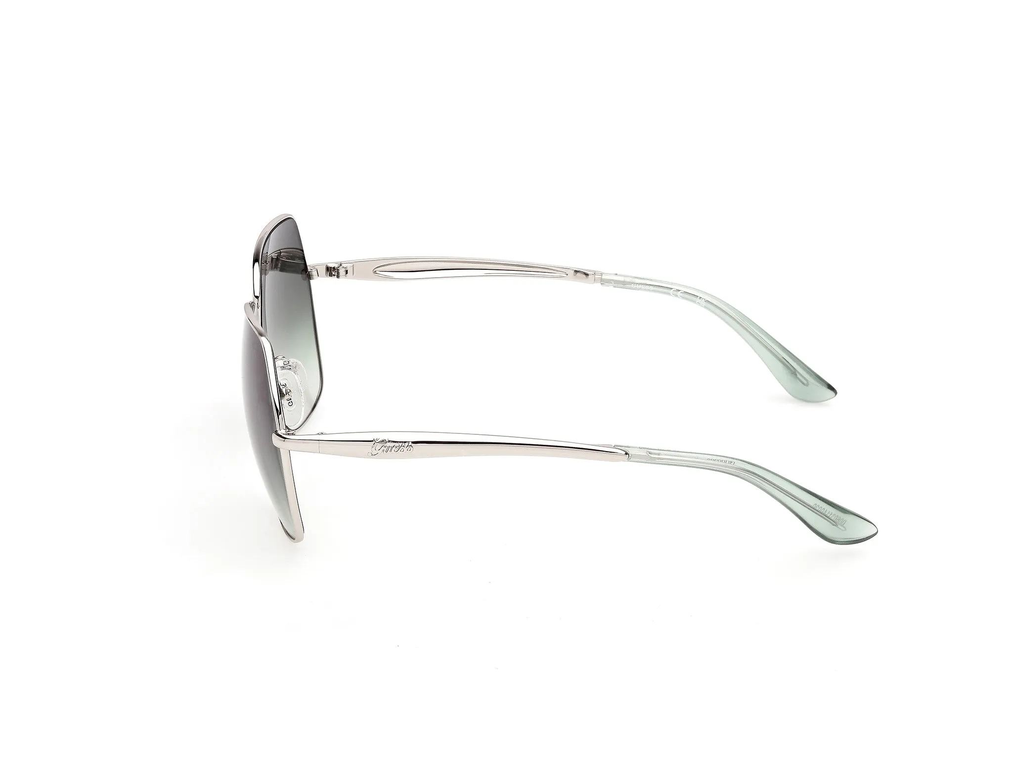 Guess GU00309 10P Occhiali da sole Metallo Grigio Verde Farfalla Normale - immagine 3