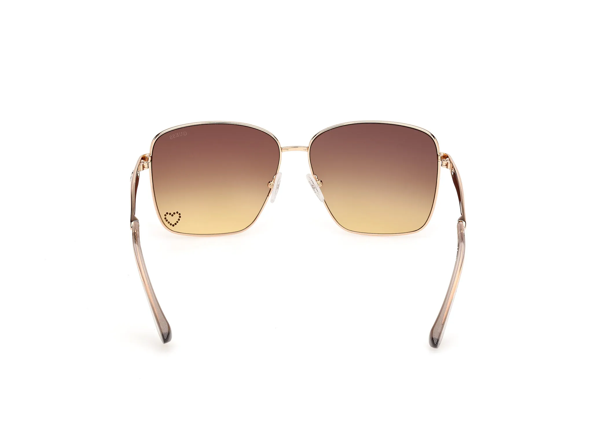 Guess GU00308 33F Occhiali da sole Metallo Oro Marrone Squadrata Normale - immagine 4