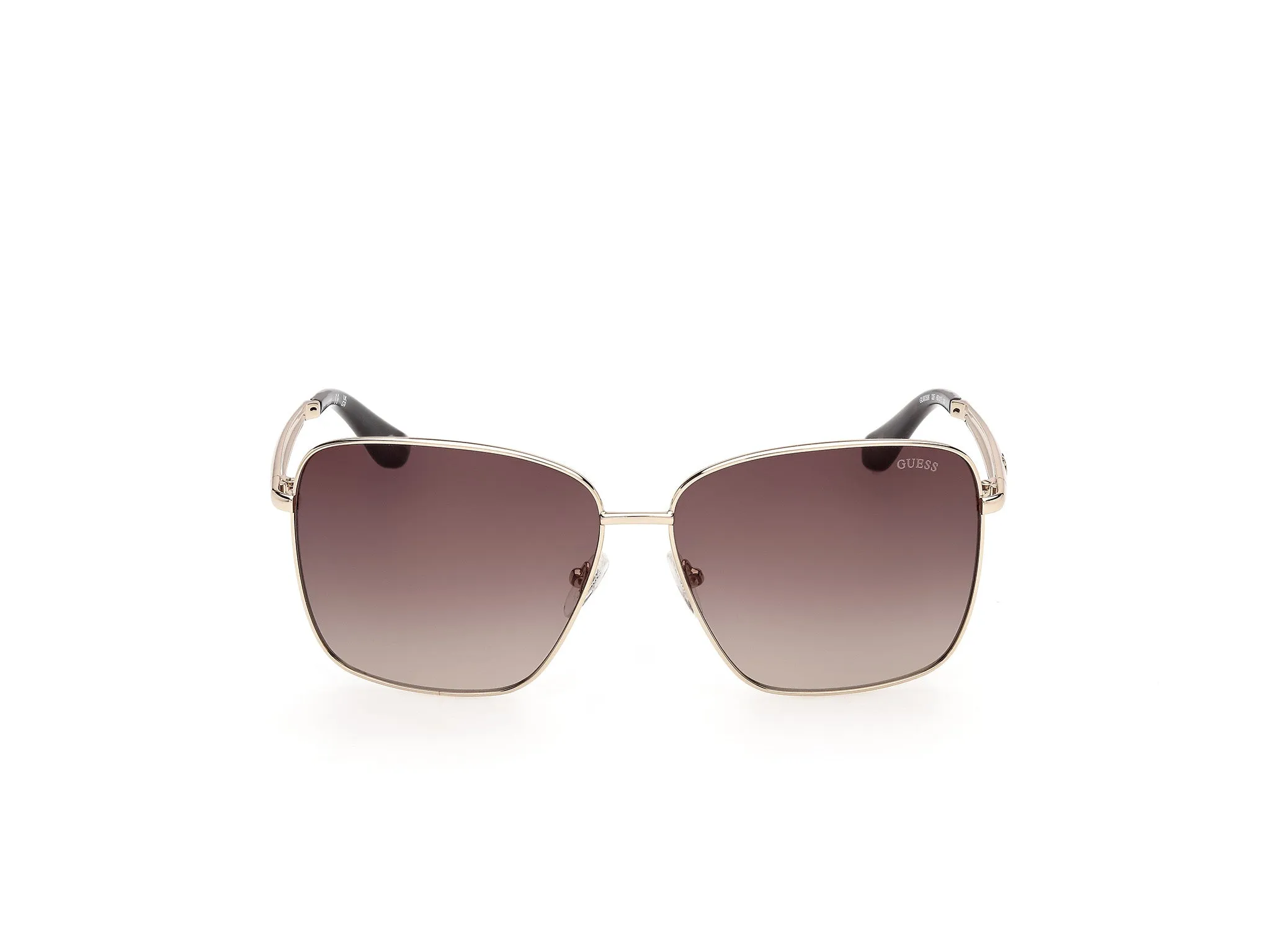 Guess GU00308 32F Occhiali da sole Metallo Oro Marrone Squadrata Normale - immagine 2