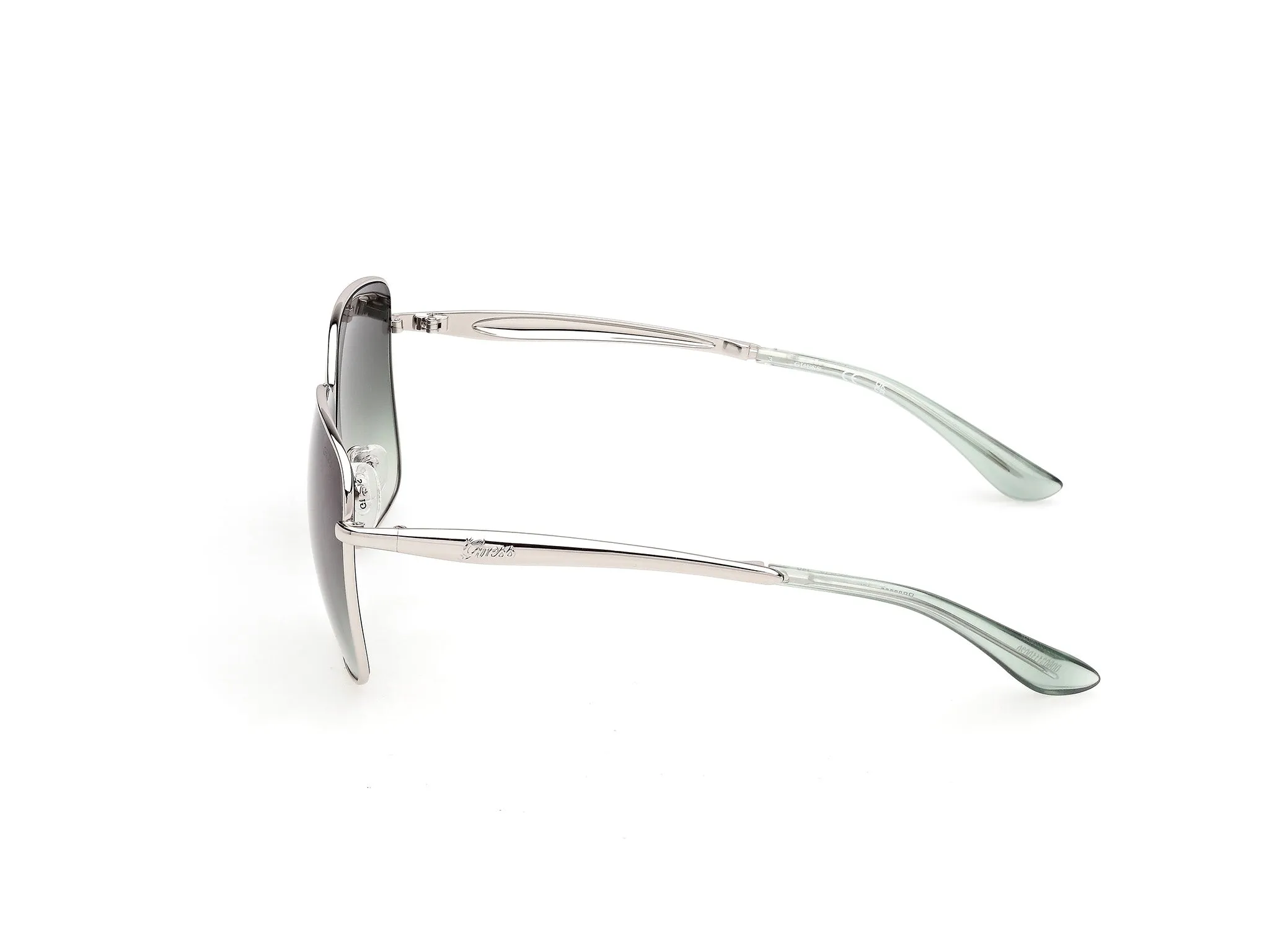 Guess GU00308 10P Occhiali da sole Metallo Grigio Verde Squadrata Normale - immagine 3