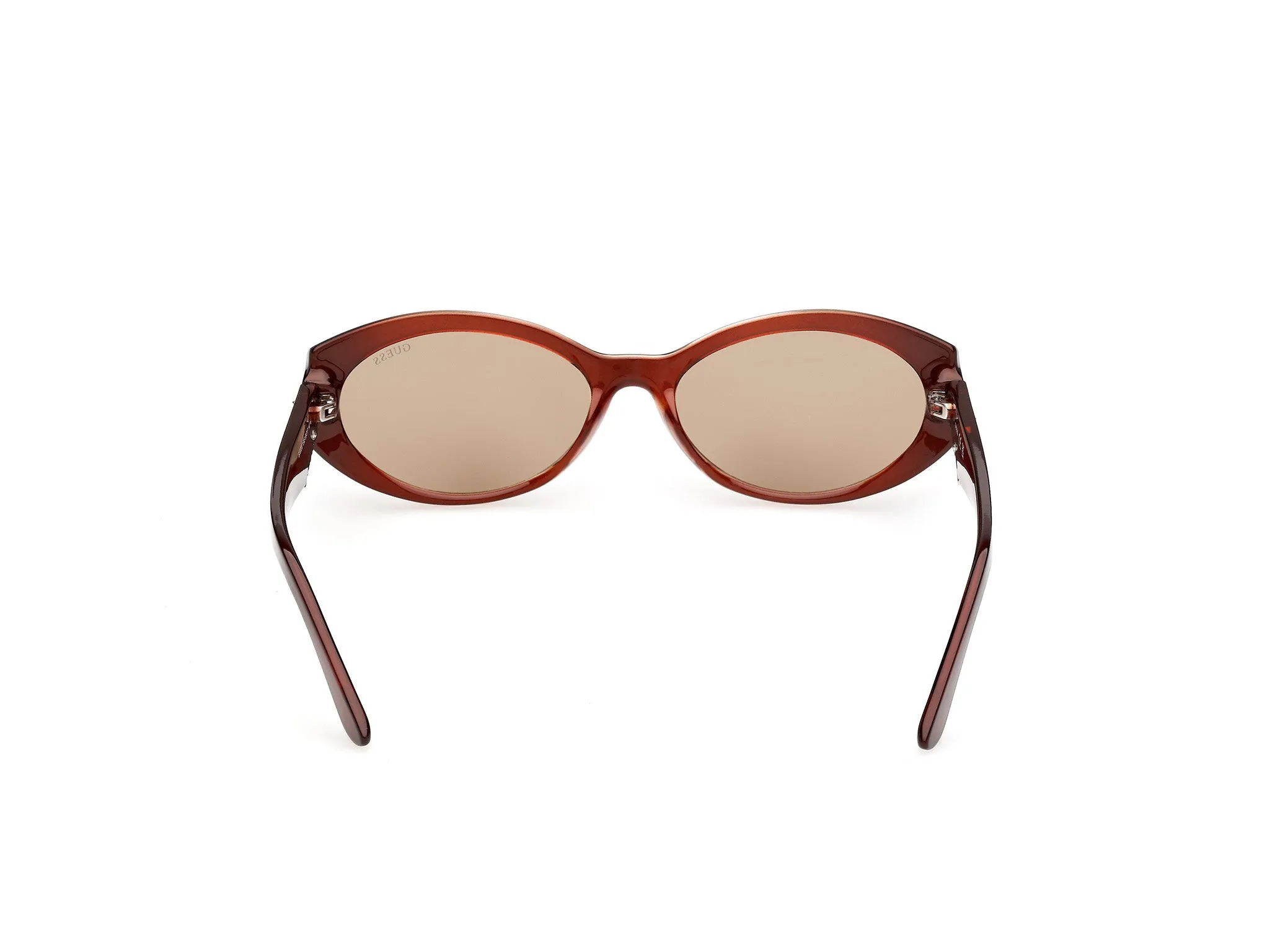 Guess GU00307 50E Occhiali da sole Iniettato Marrone Marrone Rotonda Normale - immagine 4