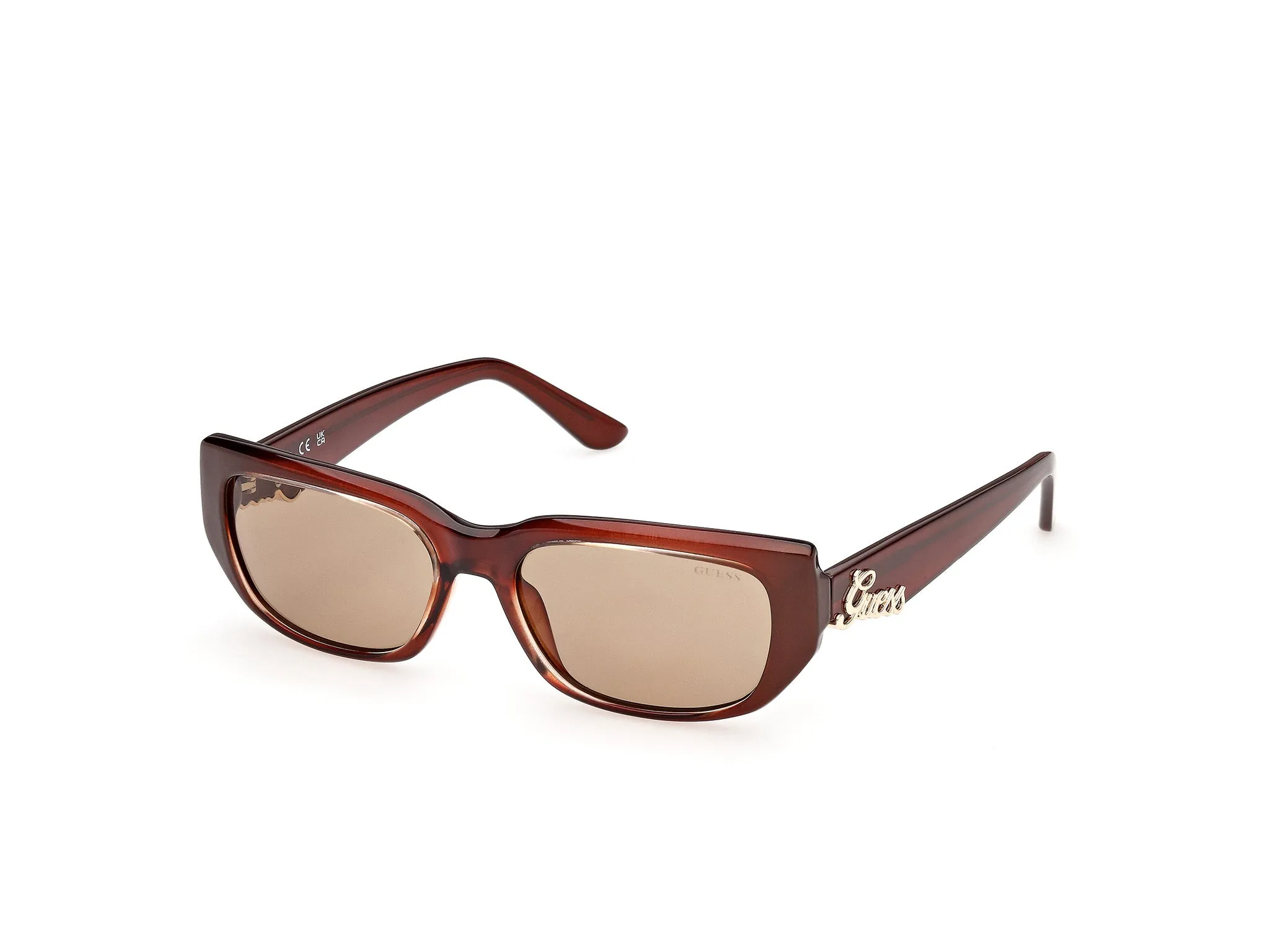 Guess GU00306 50E Occhiali da sole Iniettato Marrone Marrone Squadrata Normale - immagine 1