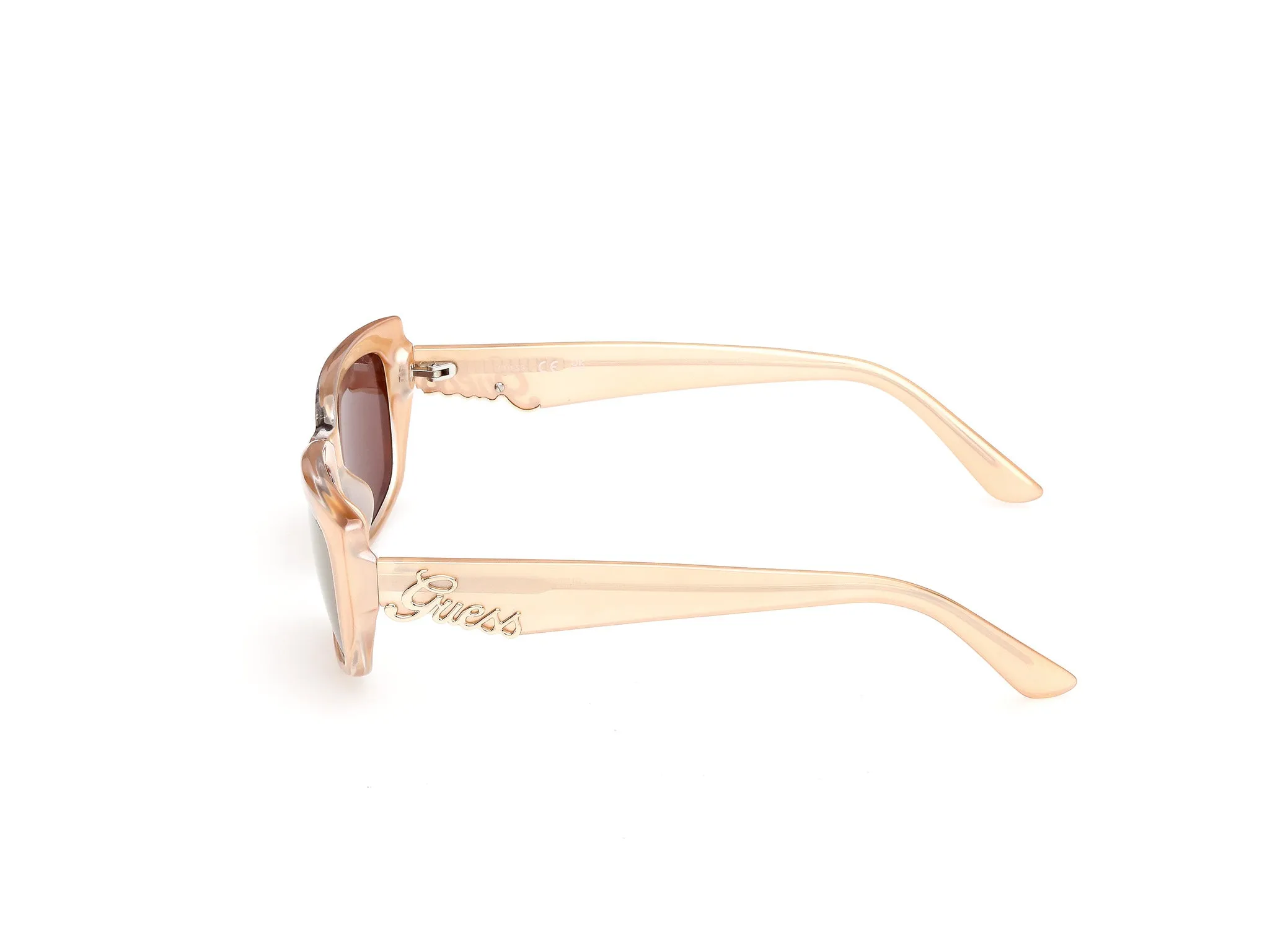 Guess GU00306 44U Occhiali da sole Iniettato Arancione Bordeaux Squadrata Normale - immagine 3