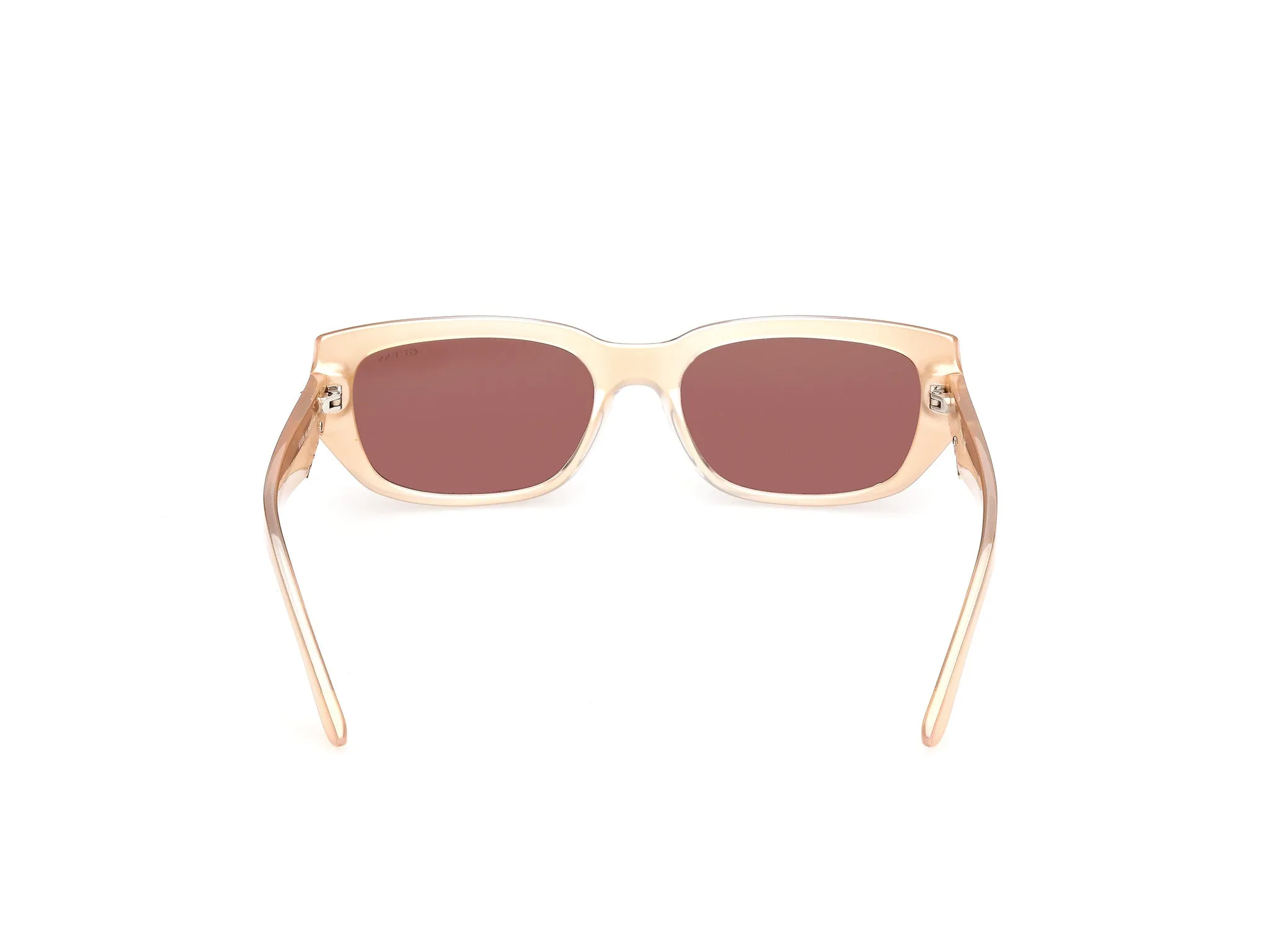 Guess GU00306 44U Occhiali da sole Iniettato Arancione Bordeaux Squadrata Normale - immagine 4
