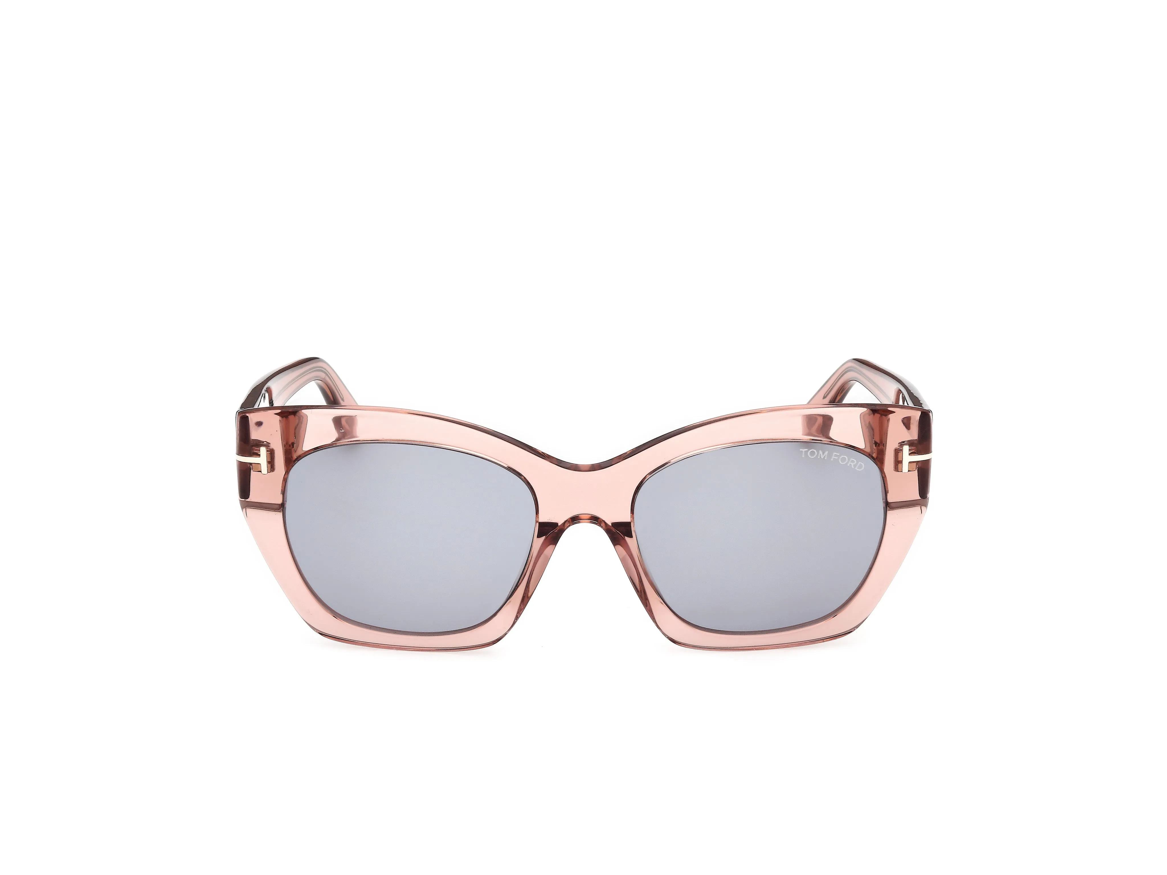 TOM FORD FT1422 JONI-02 72A Occhiali da sole Acetato Rosa Fumo Farfalla Normale - immagine 2