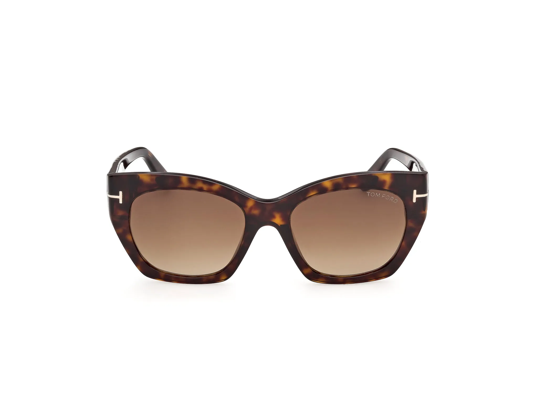 TOM FORD FT1422 JONI-02 52F Occhiali da sole Acetato Havana Marrone Farfalla Normale - immagine 2