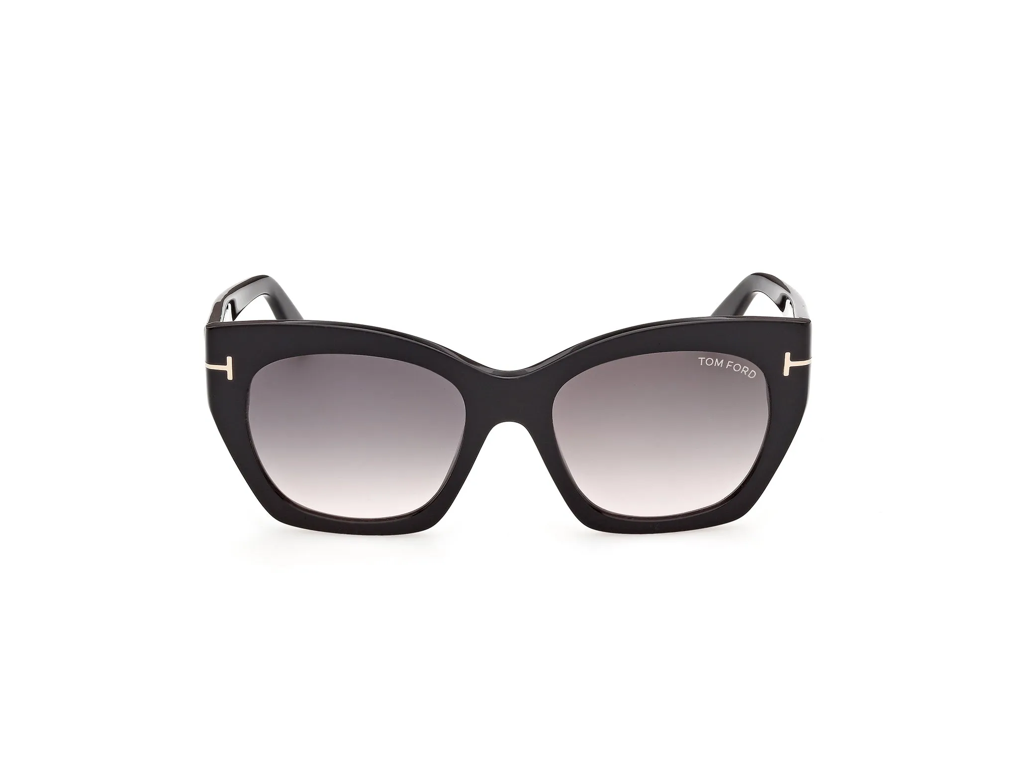 TOM FORD FT1422 JONI-02 01B Occhiali da sole Acetato Nero Fumo Farfalla Normale - immagine 2