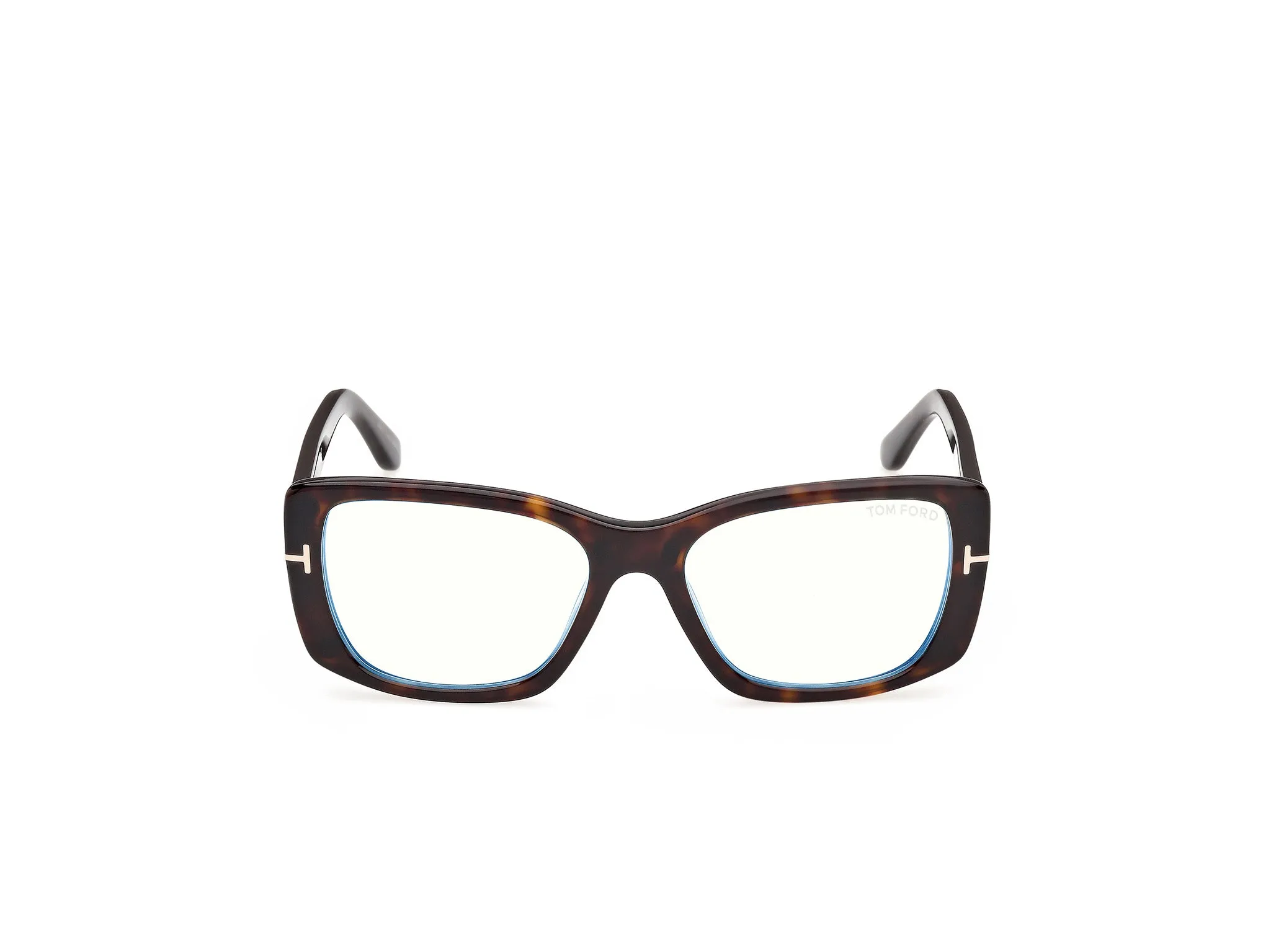 TOM FORD FT6176-B 52 Montature da vista Acetato Havana Marrone Squadrata Normale - immagine 2