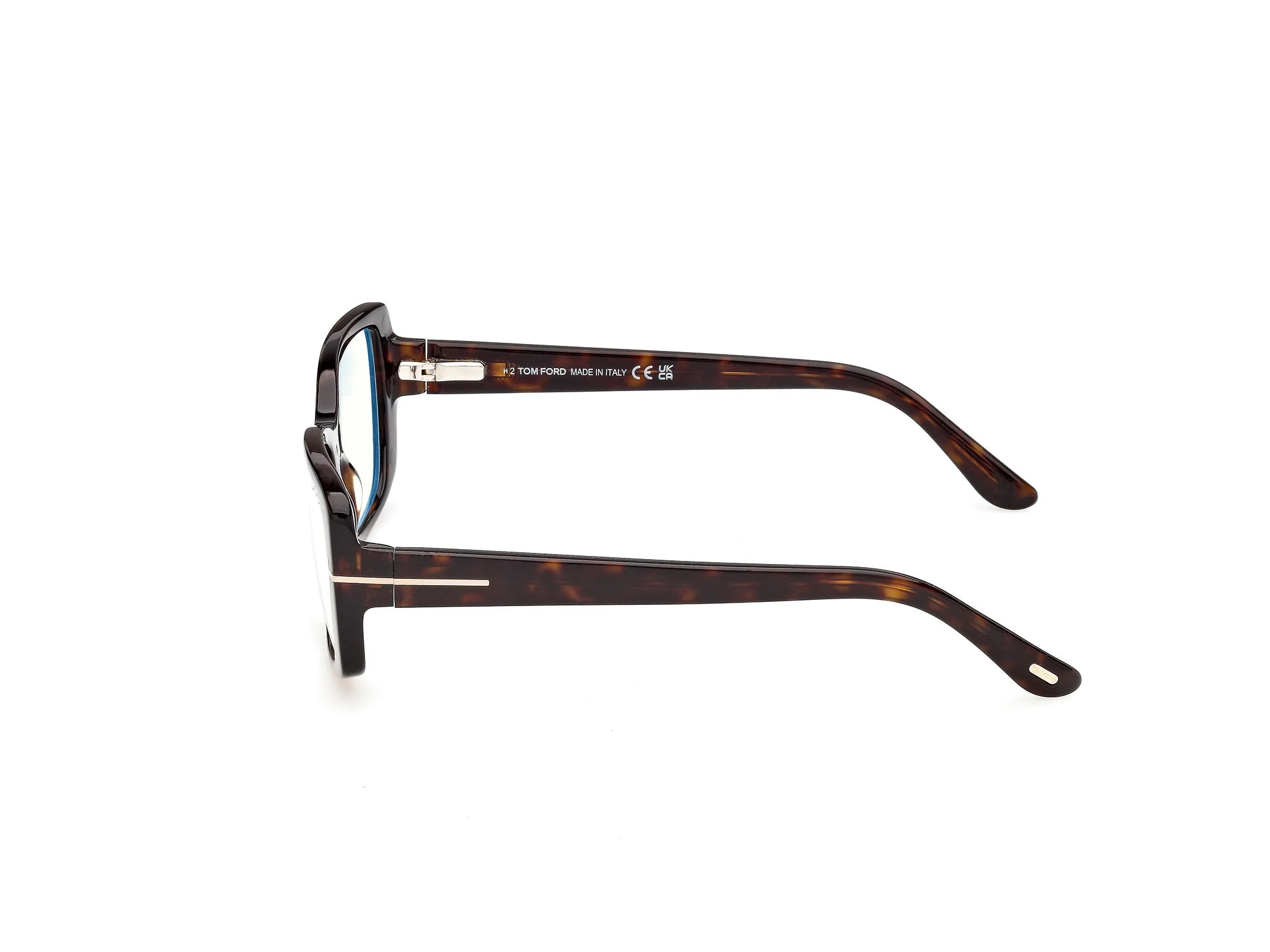 TOM FORD FT6176-B 52 Montature da vista Acetato Havana Marrone Squadrata Normale - immagine 3