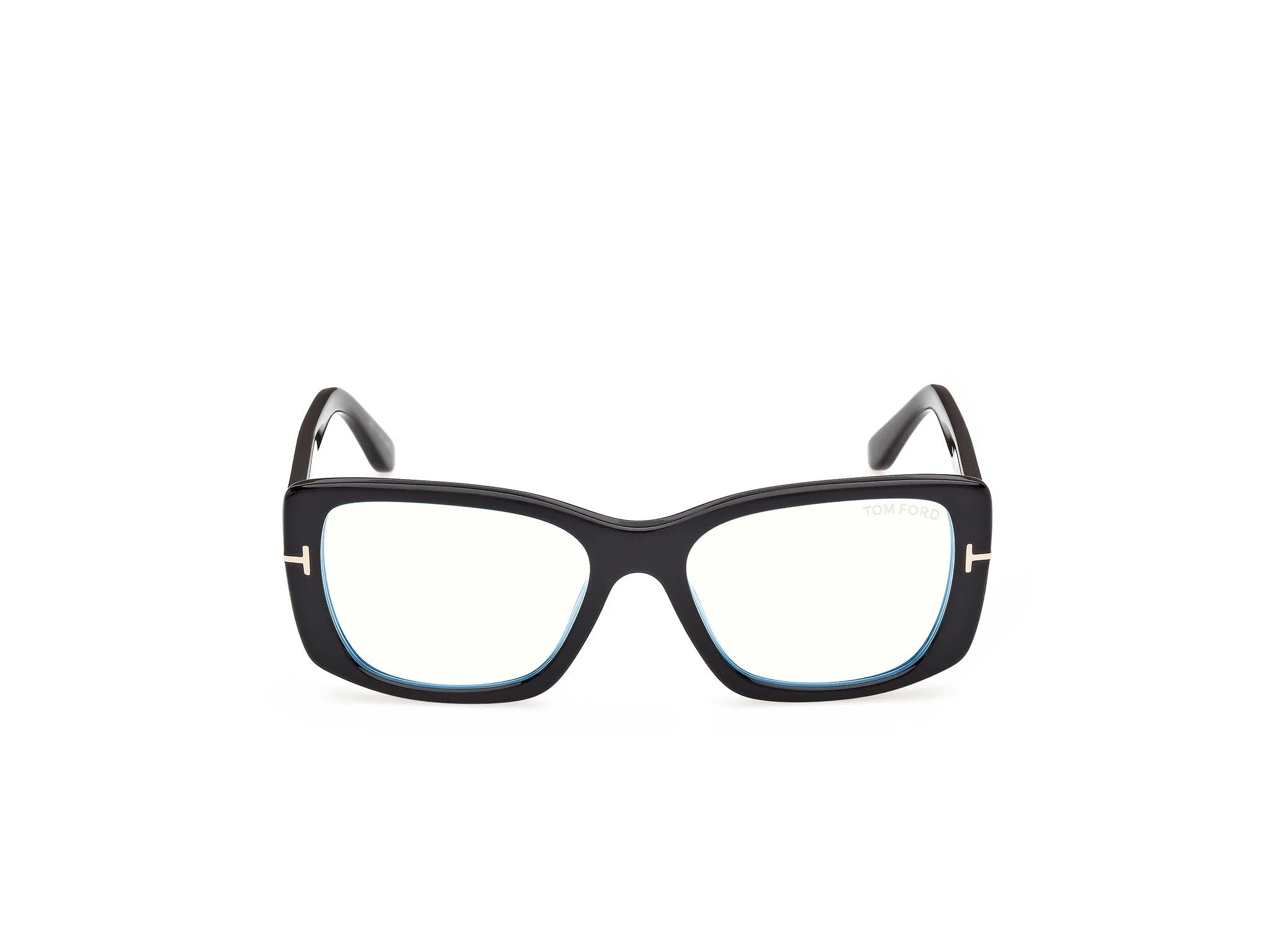 TOM FORD FT6176-B 1 Montature da vista Acetato Nero Fumo Squadrata Normale - immagine 2