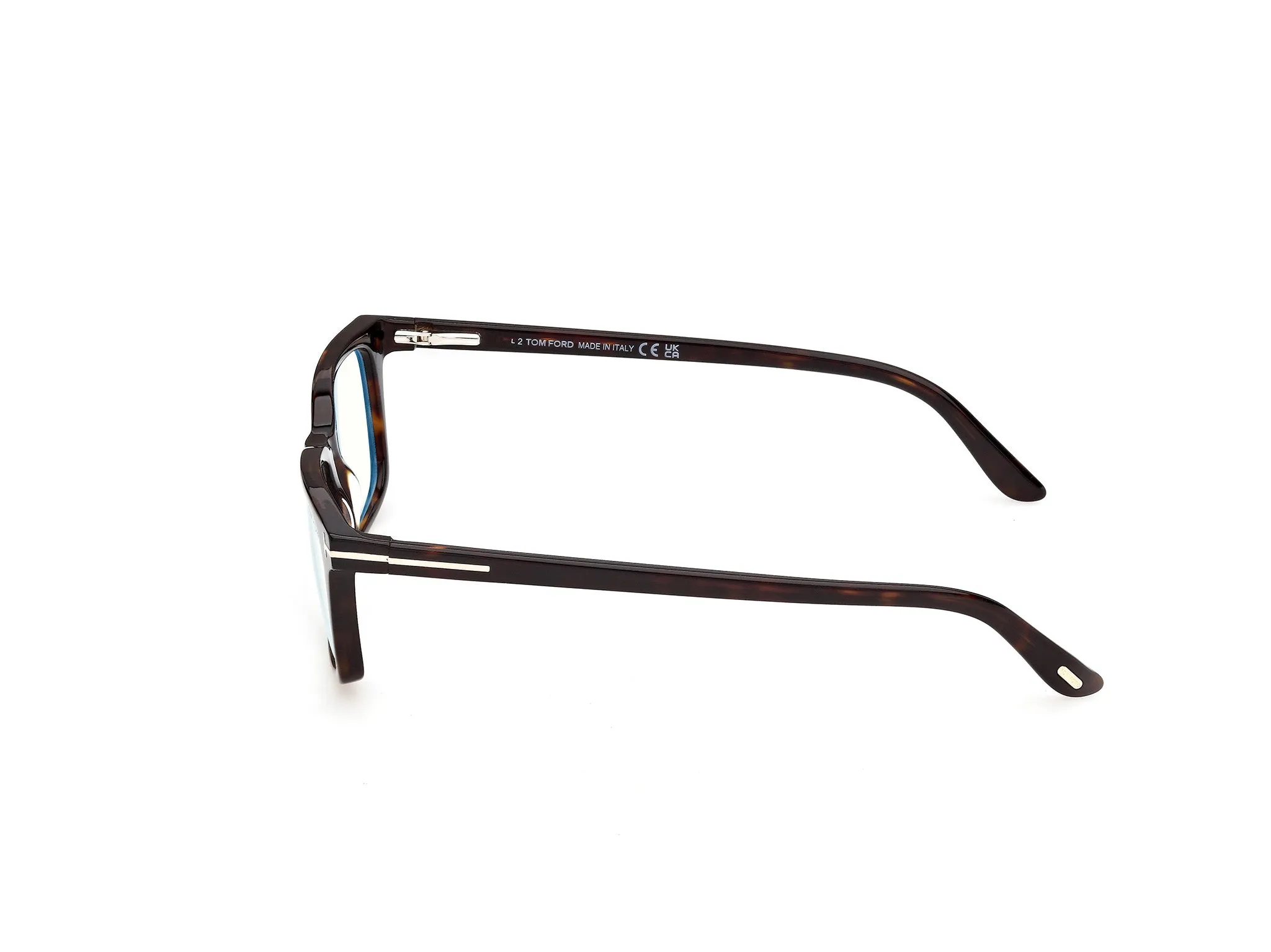 TOM FORD FT6175-B 52 Montature da vista Acetato Havana Squadrata Normale - immagine 3