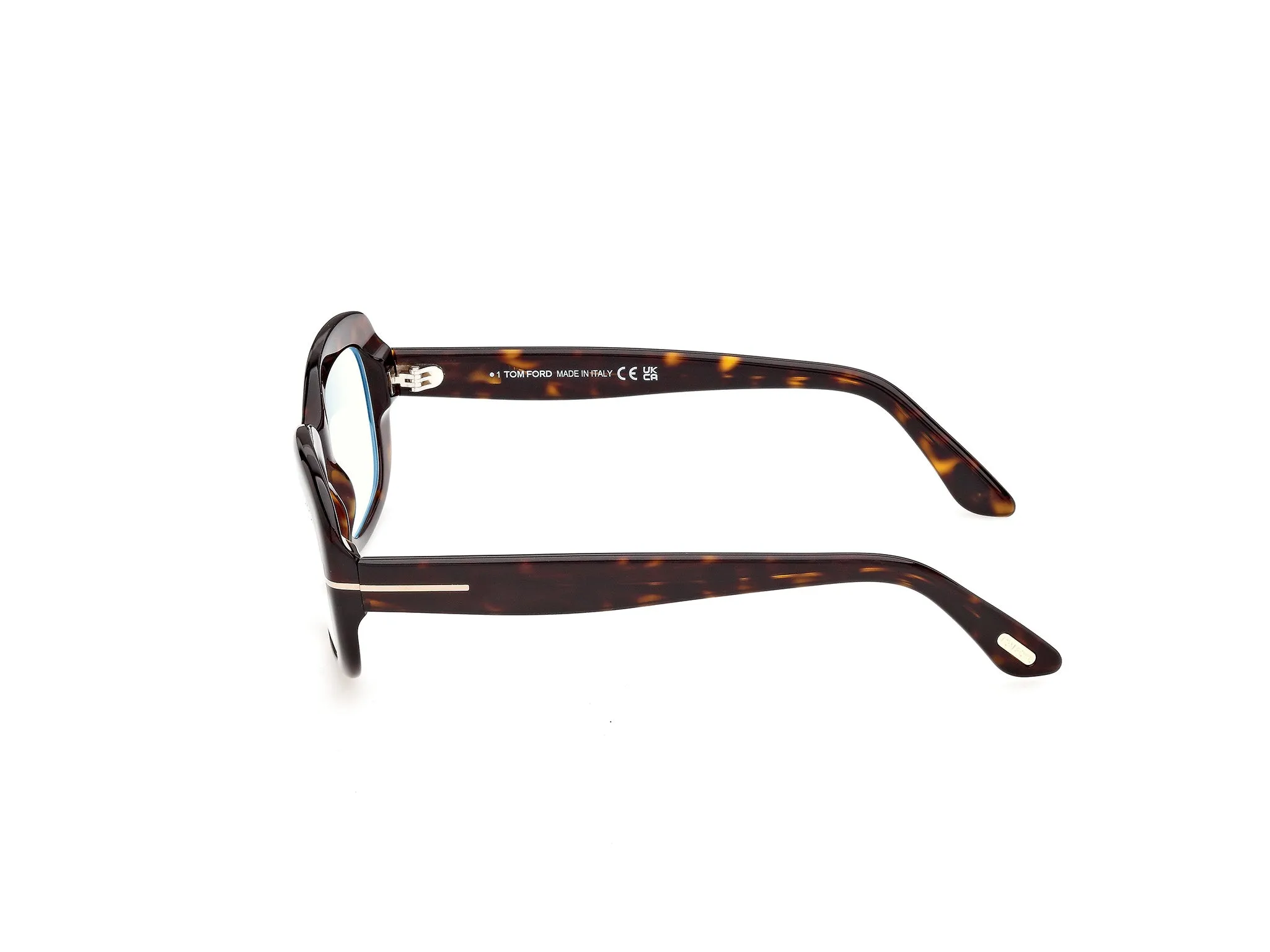 TOM FORD FT6174-B 52 Montature da vista Acetato Havana Squadrata Normale - immagine 3