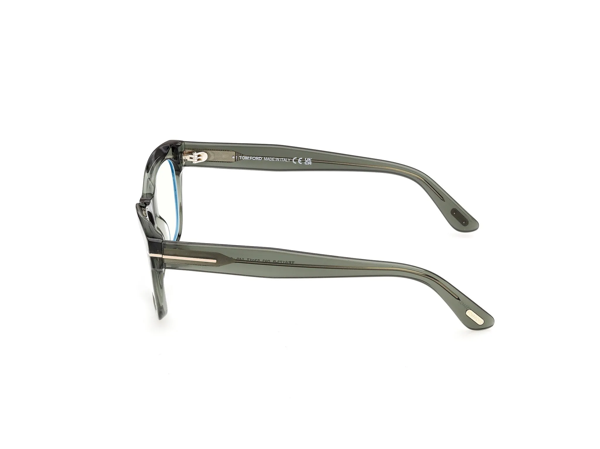 TOM FORD FT6173-B 93 Montature da vista Acetato Verde Squadrata Normale - immagine 3