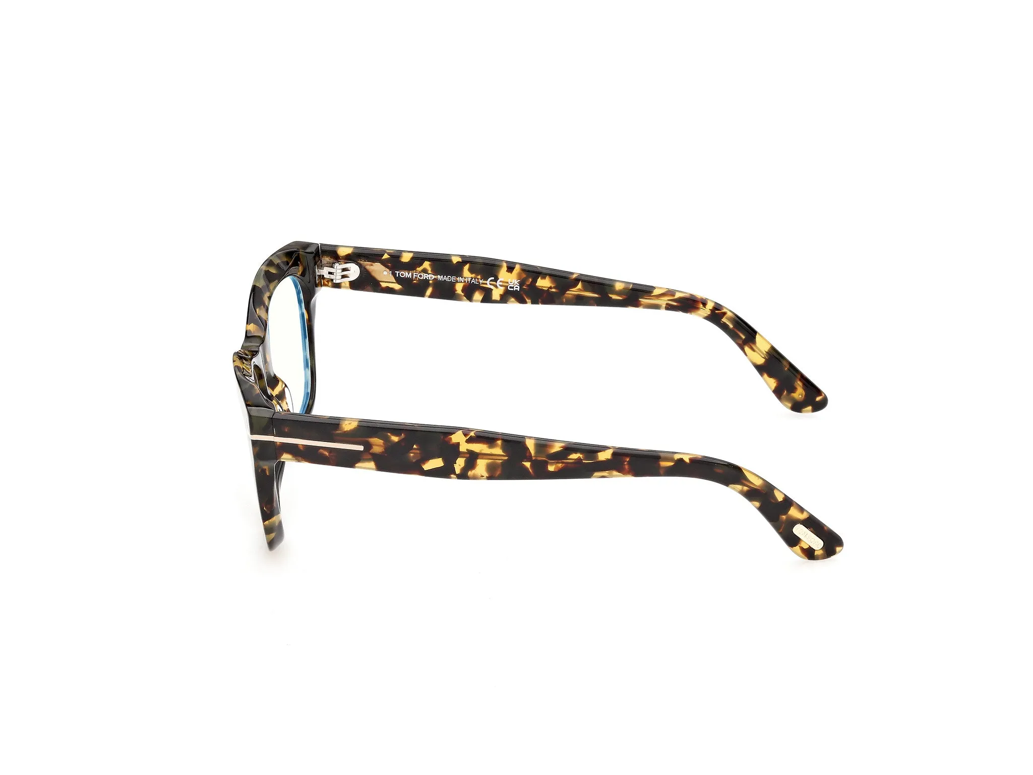 TOM FORD FT6173-B 55 Montature da vista Acetato Havana Squadrata Normale - immagine 3