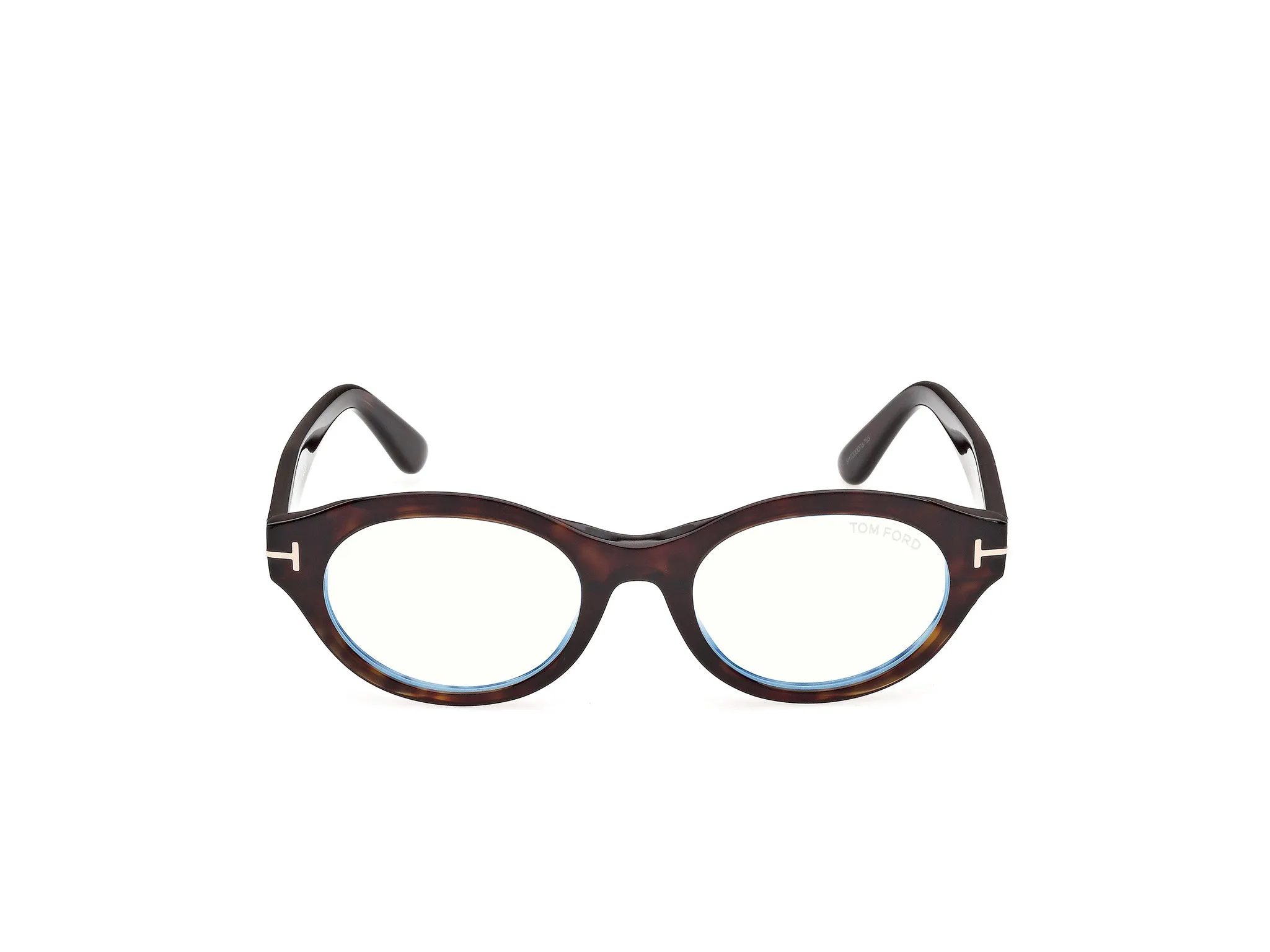 TOM FORD FT6172-B 52 Montature da vista Acetato Havana Rotonda Normale - immagine 2