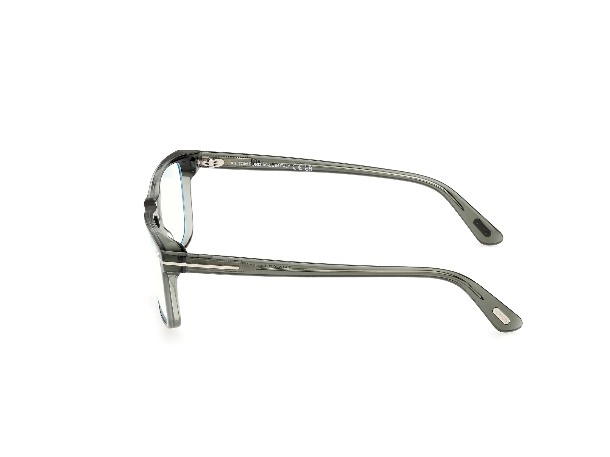 TOM FORD FT6170-B 93 Montature da vista Acetato Verde Squadrata Normale - immagine 3