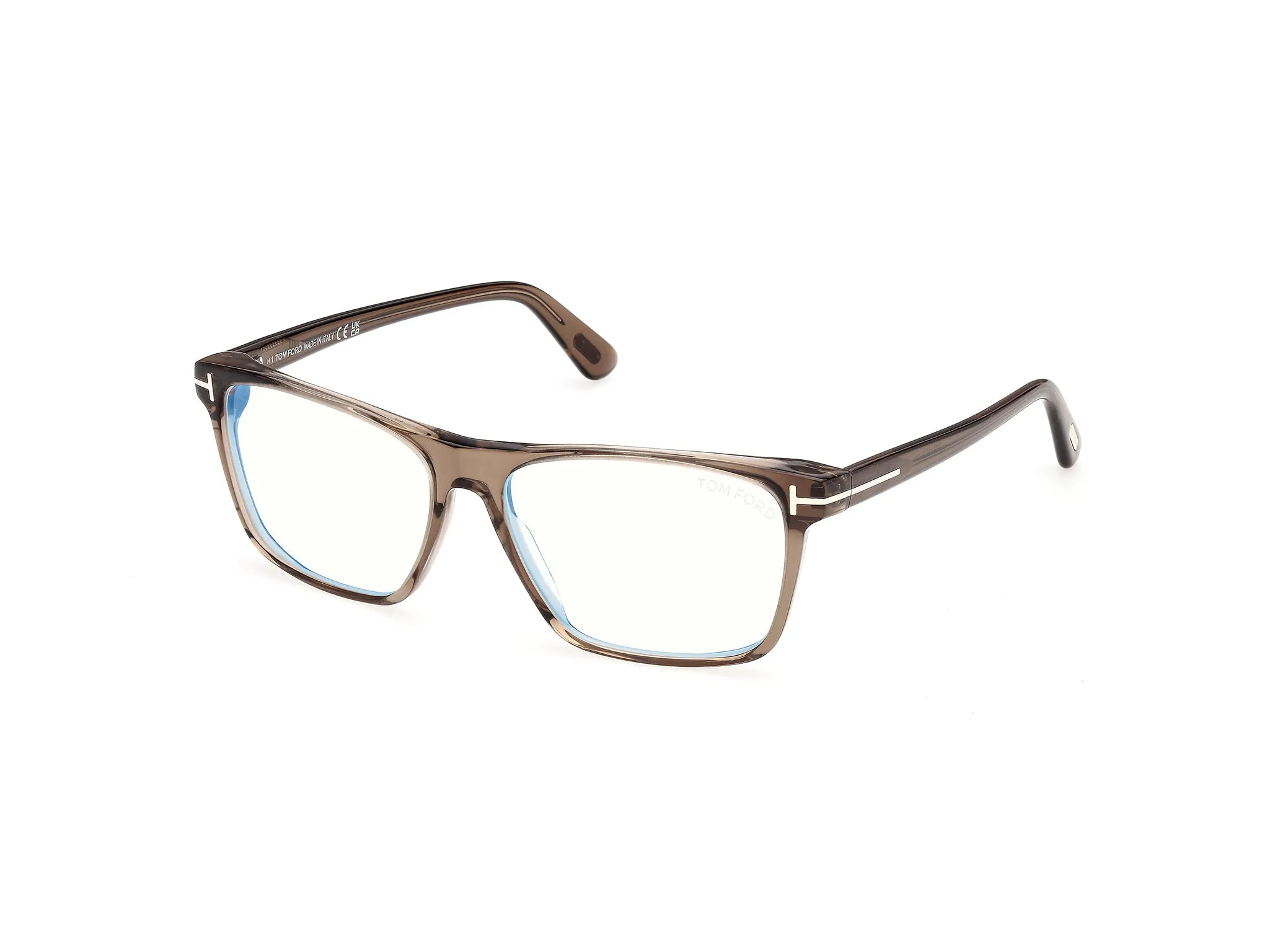 TOM FORD FT6170-B 45 Montature da vista Acetato Marrone Squadrata Normale - immagine 1