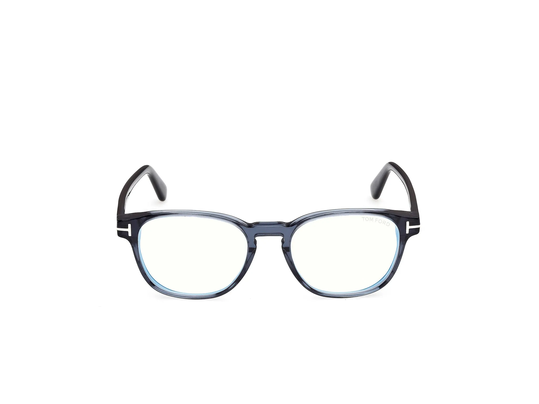 TOM FORD FT6169-B 90 Montature da vista Acetato Blu Rotonda Normale - immagine 2