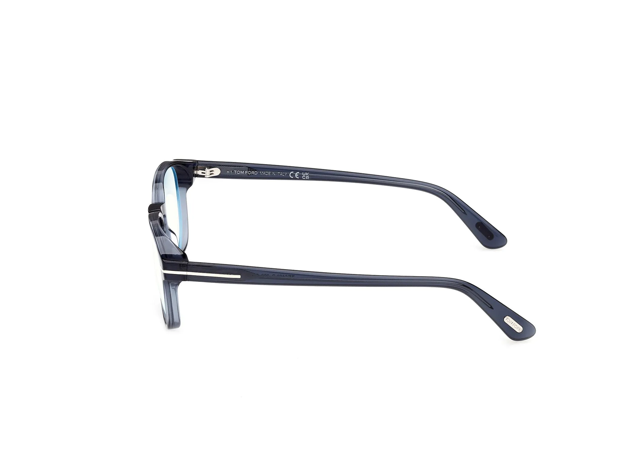 TOM FORD FT6169-B 90 Montature da vista Acetato Blu Rotonda Normale - immagine 3