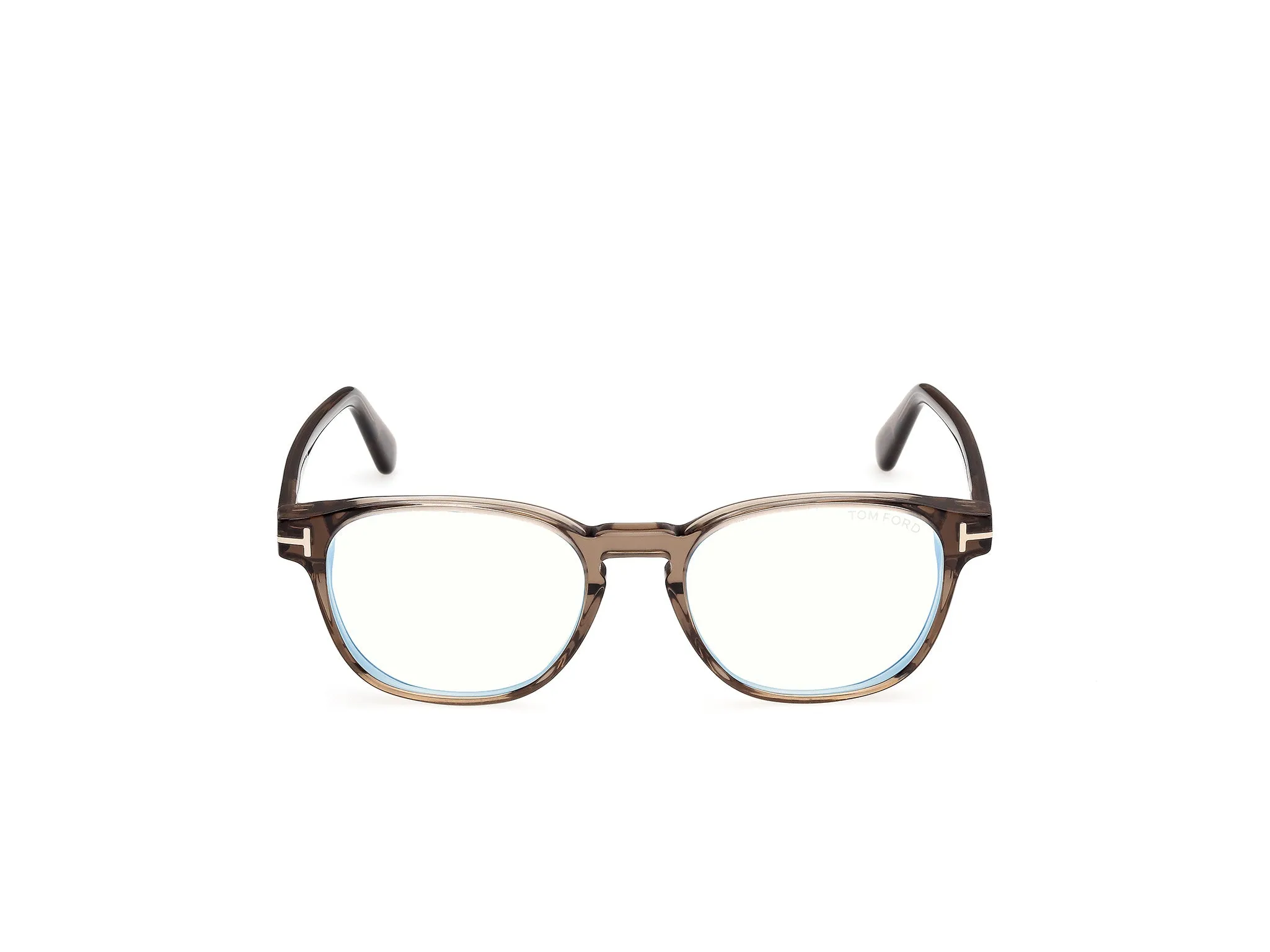 TOM FORD FT6169-B 45 Montature da vista Acetato Marrone Rotonda Normale - immagine 2