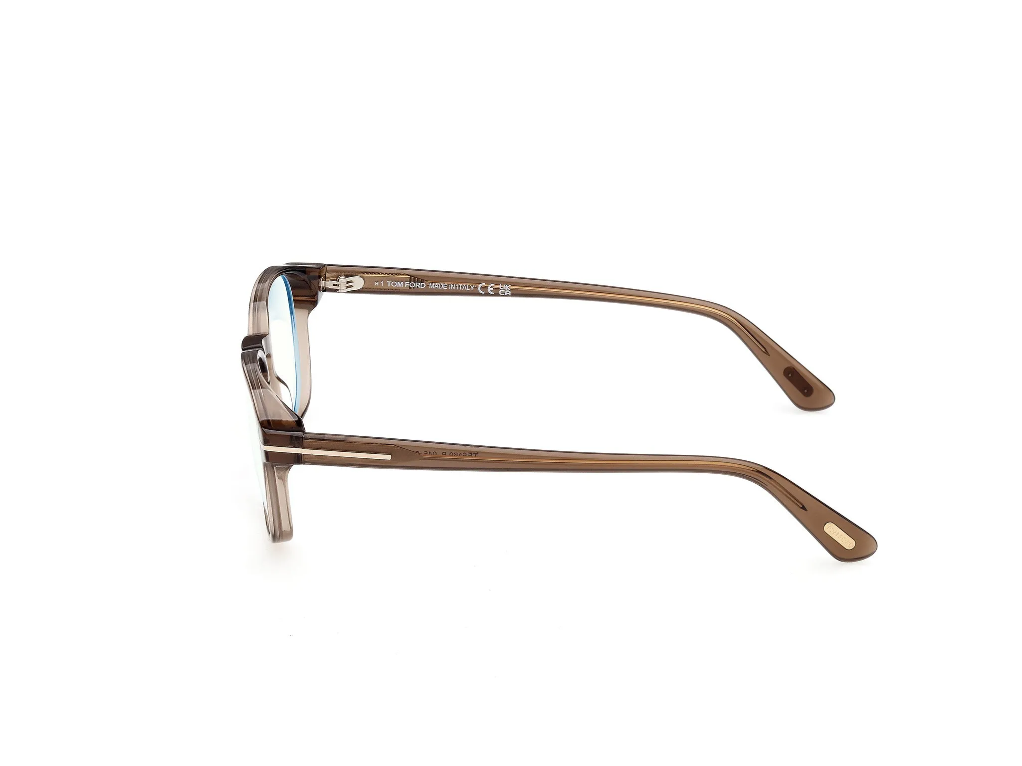 TOM FORD FT6169-B 45 Montature da vista Acetato Marrone Rotonda Normale - immagine 3