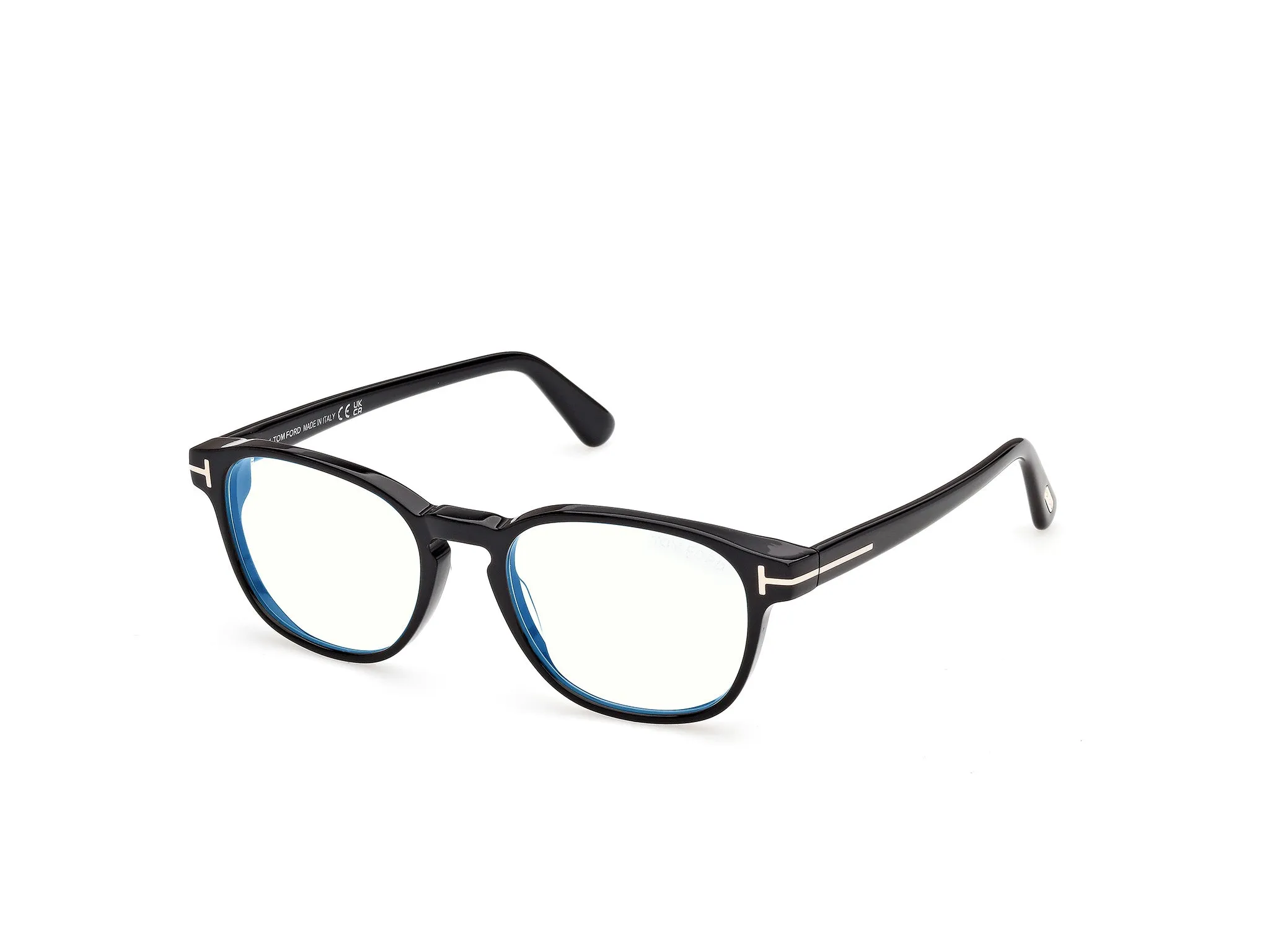 TOM FORD FT6169-B 1 Montature da vista Acetato Nero Rotonda Normale - immagine 1
