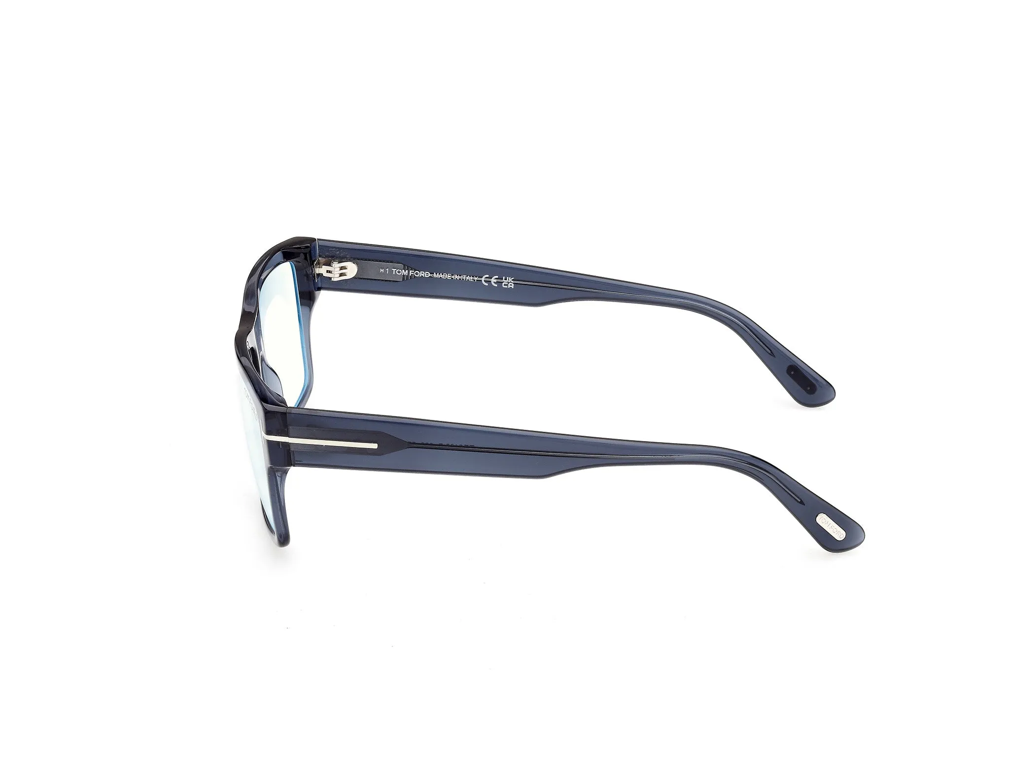 TOM FORD FT6168-B 90 Montature da vista Acetato Blu Squadrata Normale - immagine 3