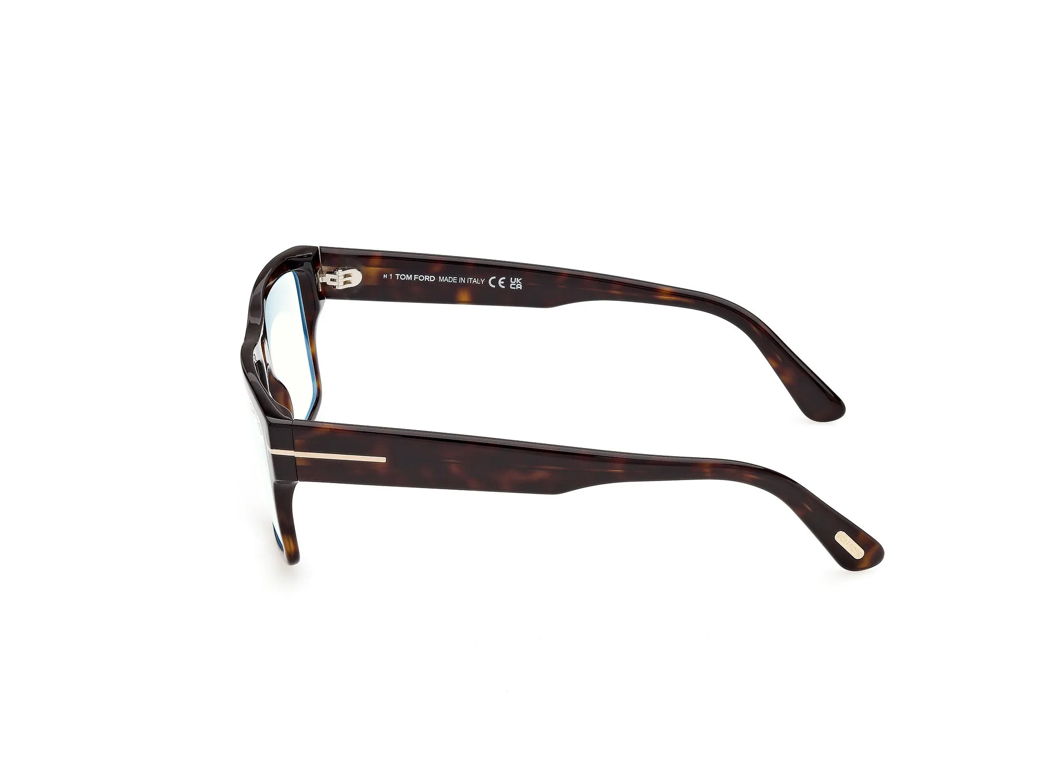 TOM FORD FT6168-B 52 Montature da vista Acetato Havana Squadrata Normale - immagine 3