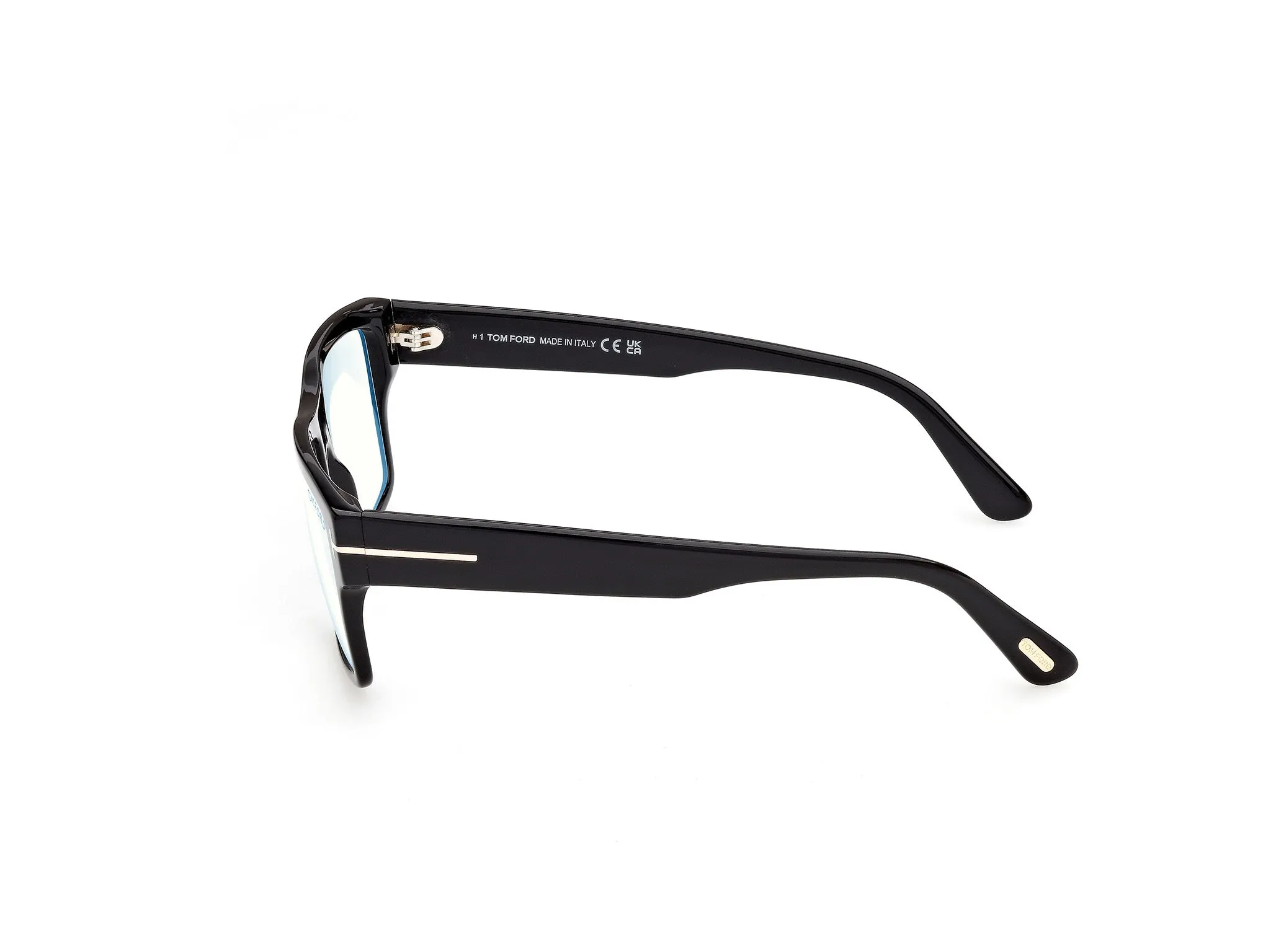 TOM FORD FT6168-B 1 Montature da vista Acetato Nero Squadrata Normale - immagine 3