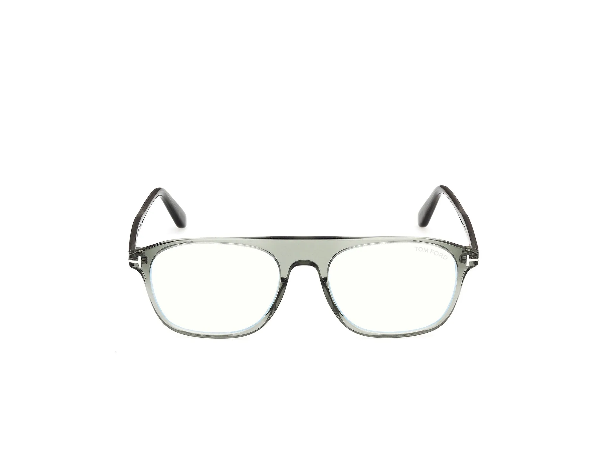 TOM FORD FT6167-B 93 Montature da vista Acetato Verde Pilot Normale - immagine 2
