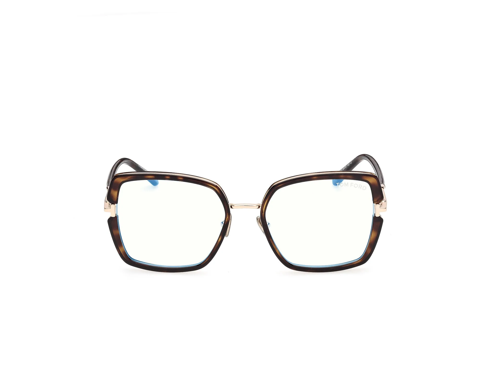 TOM FORD FT5985-B 52 Montature da vista Iniettato Havana Squadrata Normale - immagine 2