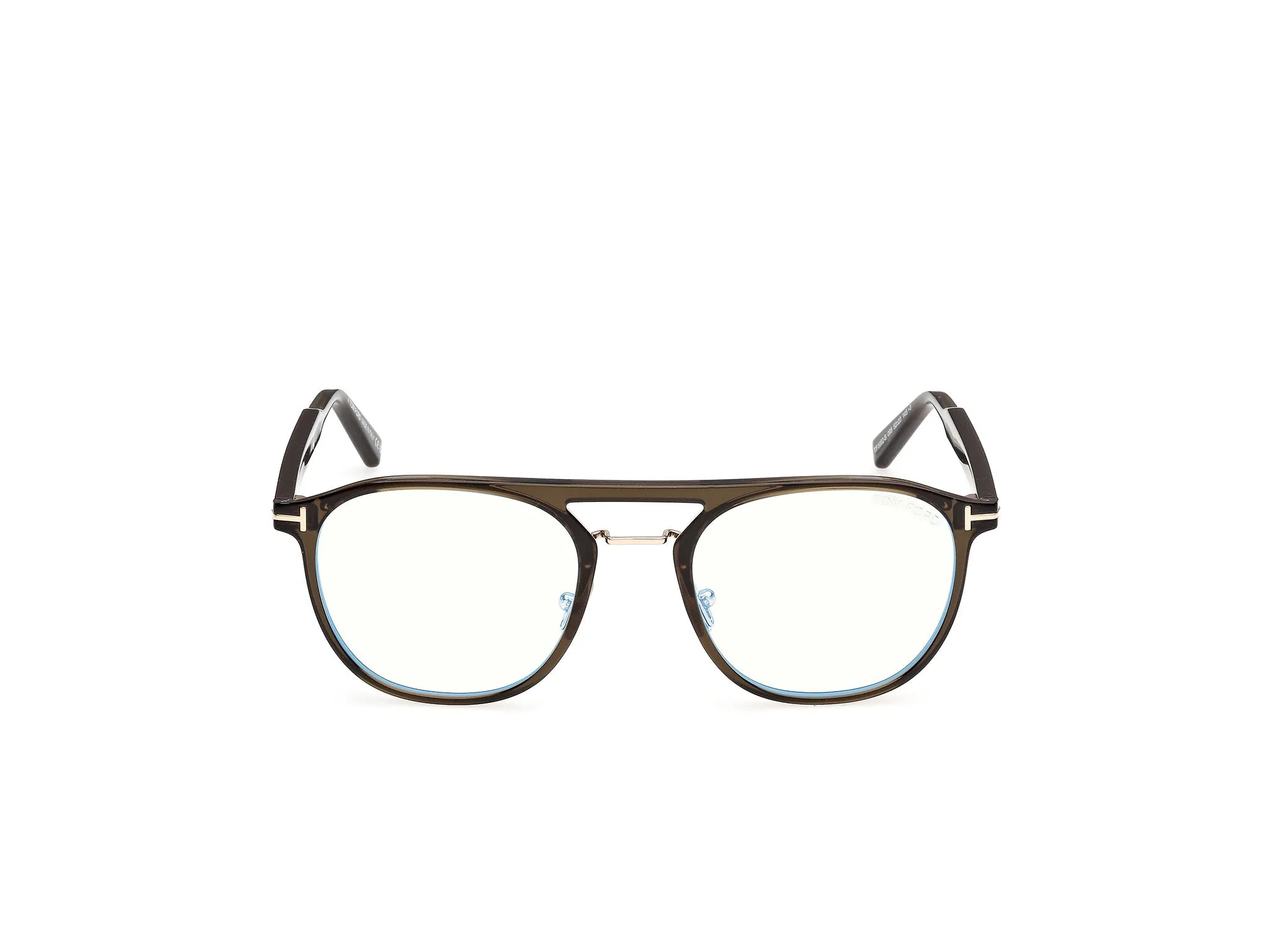 TOM FORD FT5982-B 98 Montature da vista Iniettato Verde Pilot Normale - immagine 2