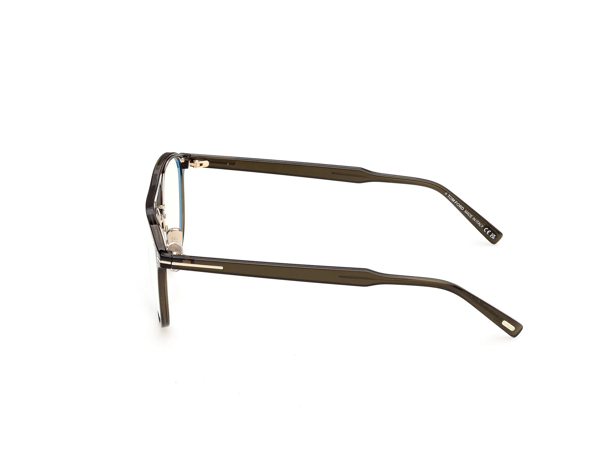 TOM FORD FT5982-B 98 Montature da vista Iniettato Verde Pilot Normale - immagine 3