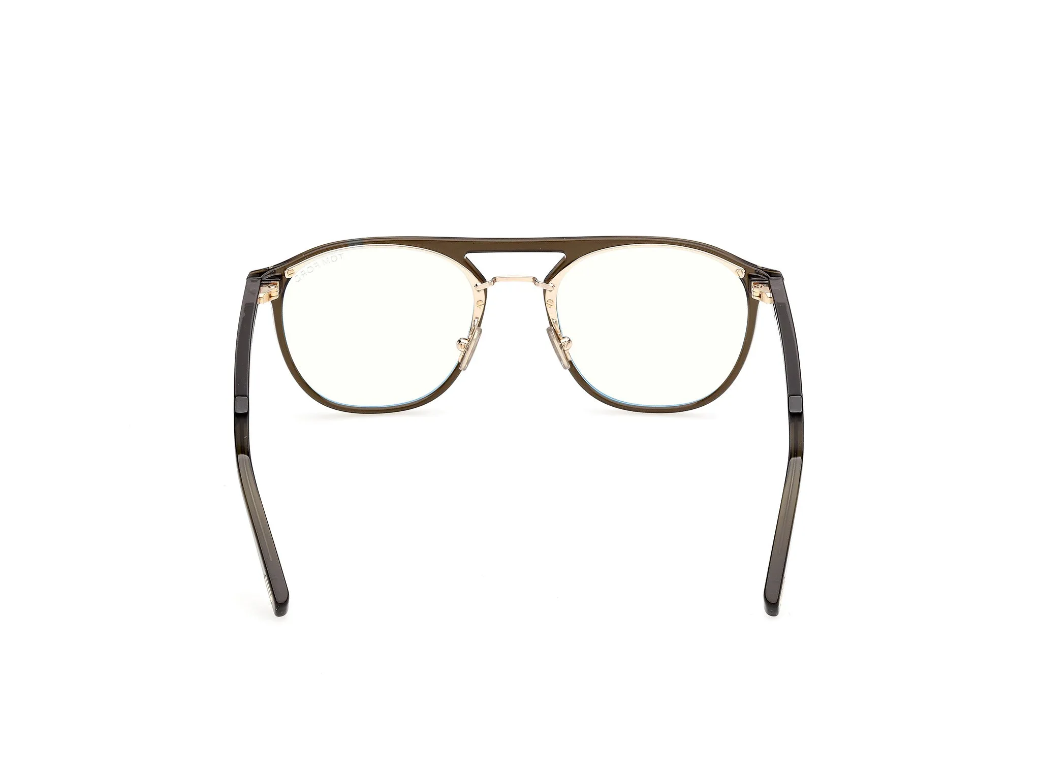 TOM FORD FT5982-B 98 Montature da vista Iniettato Verde Pilot Normale - immagine 4