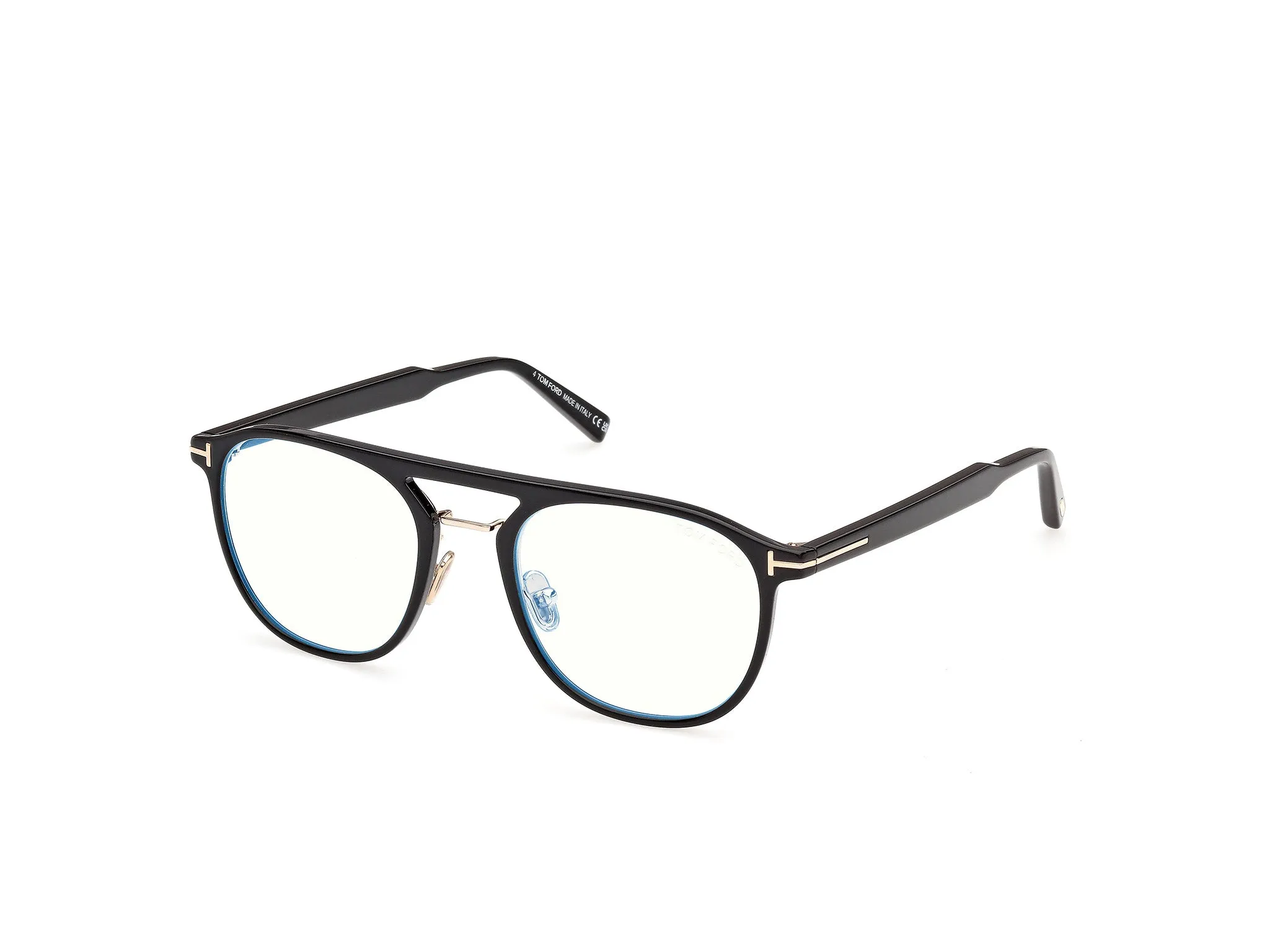 TOM FORD FT5982-B 1 Montature da vista Iniettato Nero Pilot Normale - immagine 1