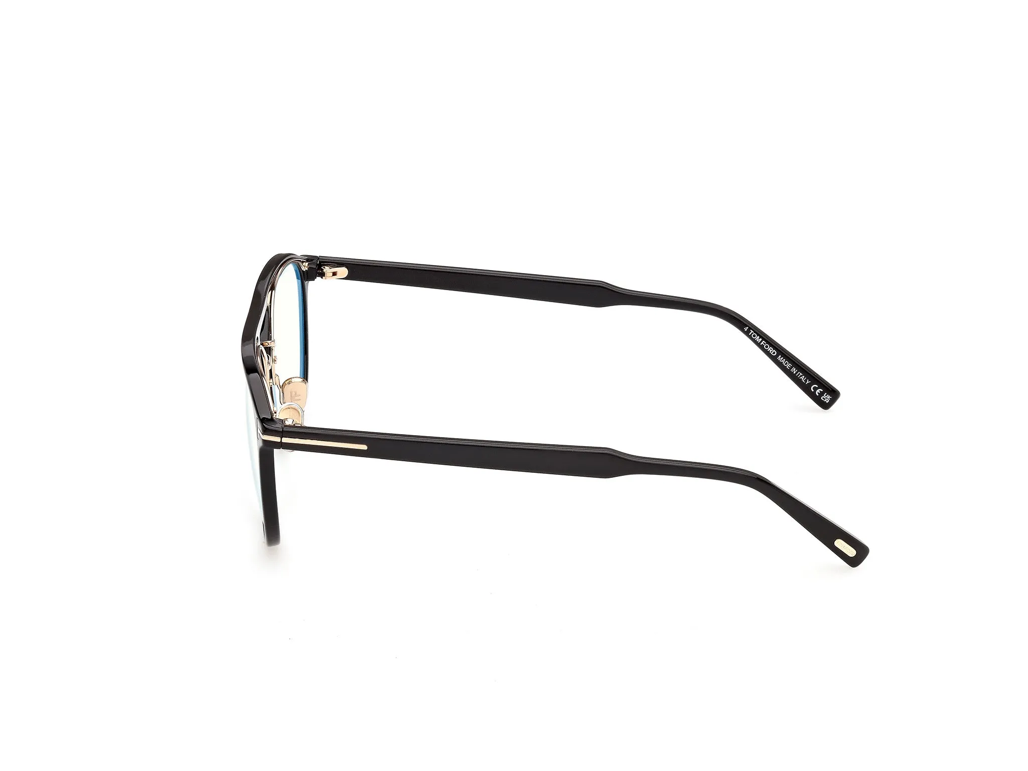 TOM FORD FT5982-B 1 Montature da vista Iniettato Nero Pilot Normale - immagine 3