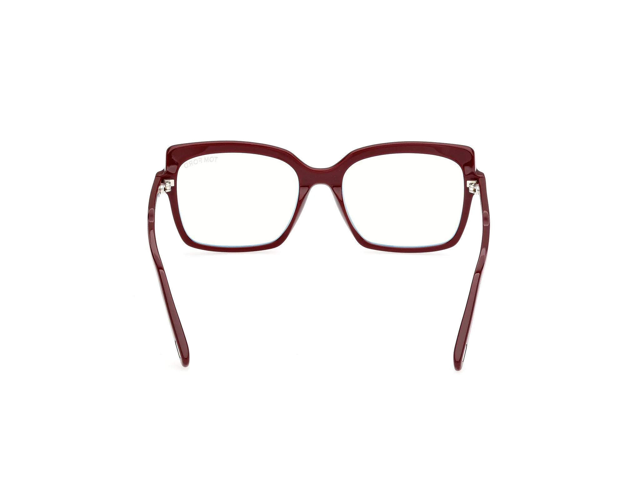 TOM FORD FT5947-B 69 Montature da vista Acetato Bordeaux Farfalla Normale - immagine 4