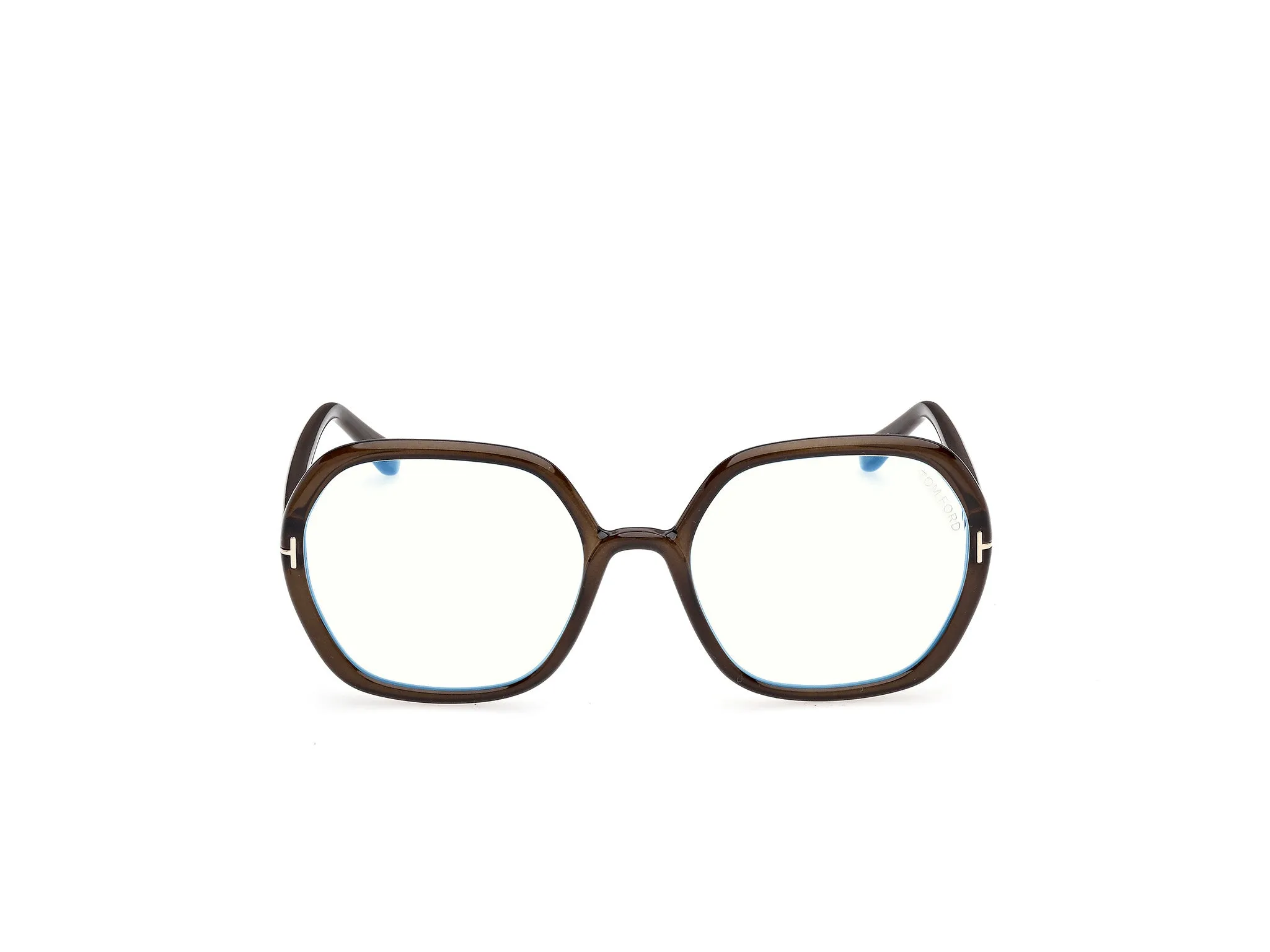 TOM FORD FT5814-B 96 Montature da vista Iniettato Verde Geometrica Normale - immagine 2