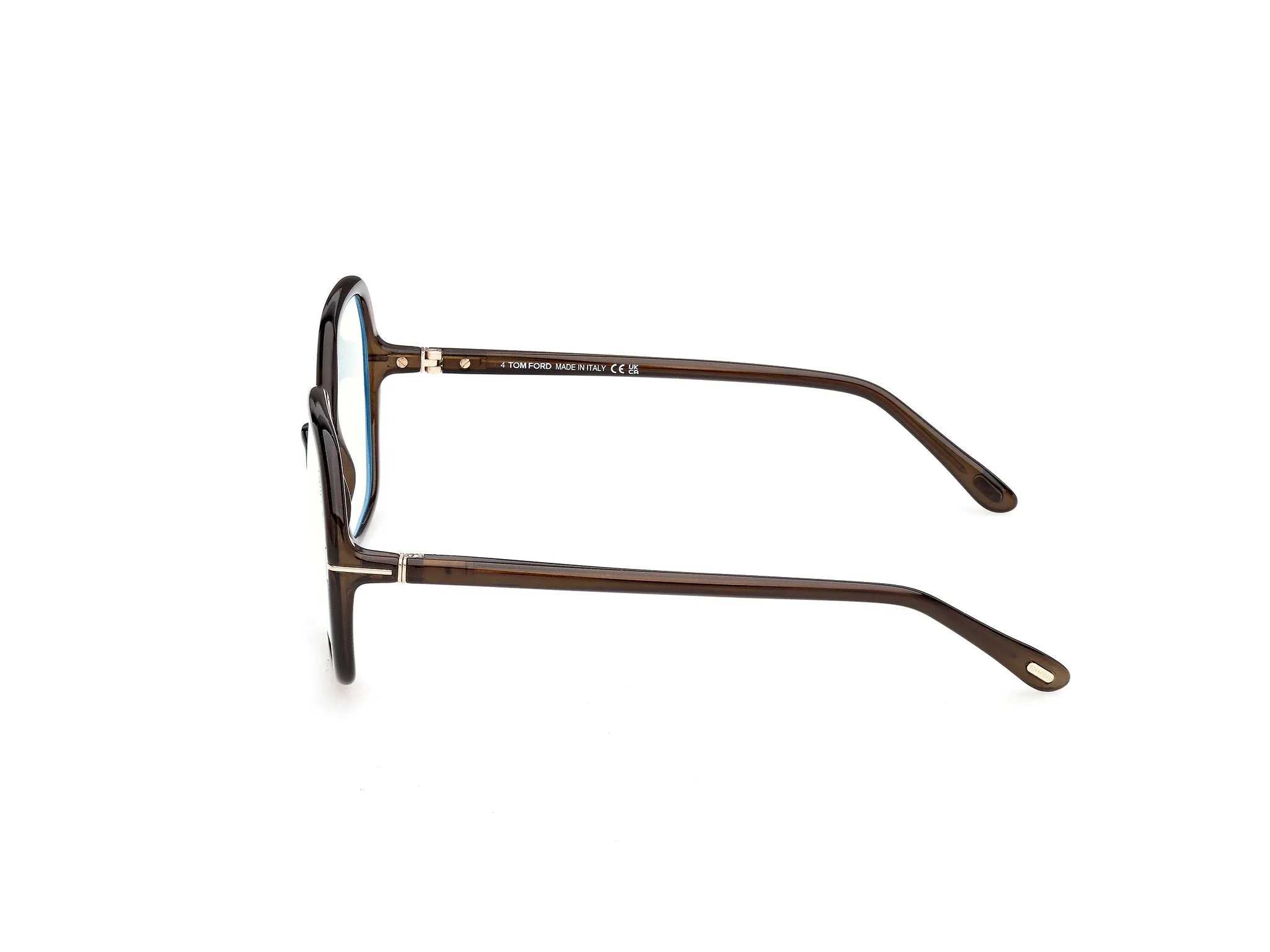 TOM FORD FT5814-B 96 Montature da vista Iniettato Verde Geometrica Normale - immagine 3