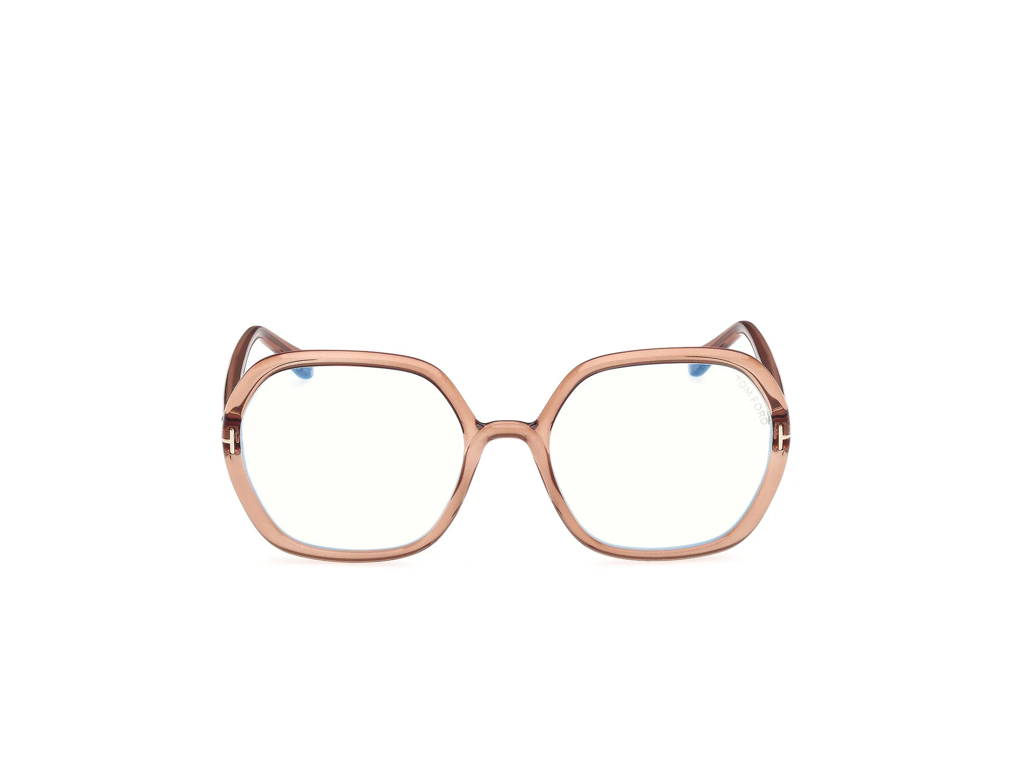 TOM FORD FT5814-B 45 Montature da vista Iniettato Marrone Geometrica Normale - immagine 2