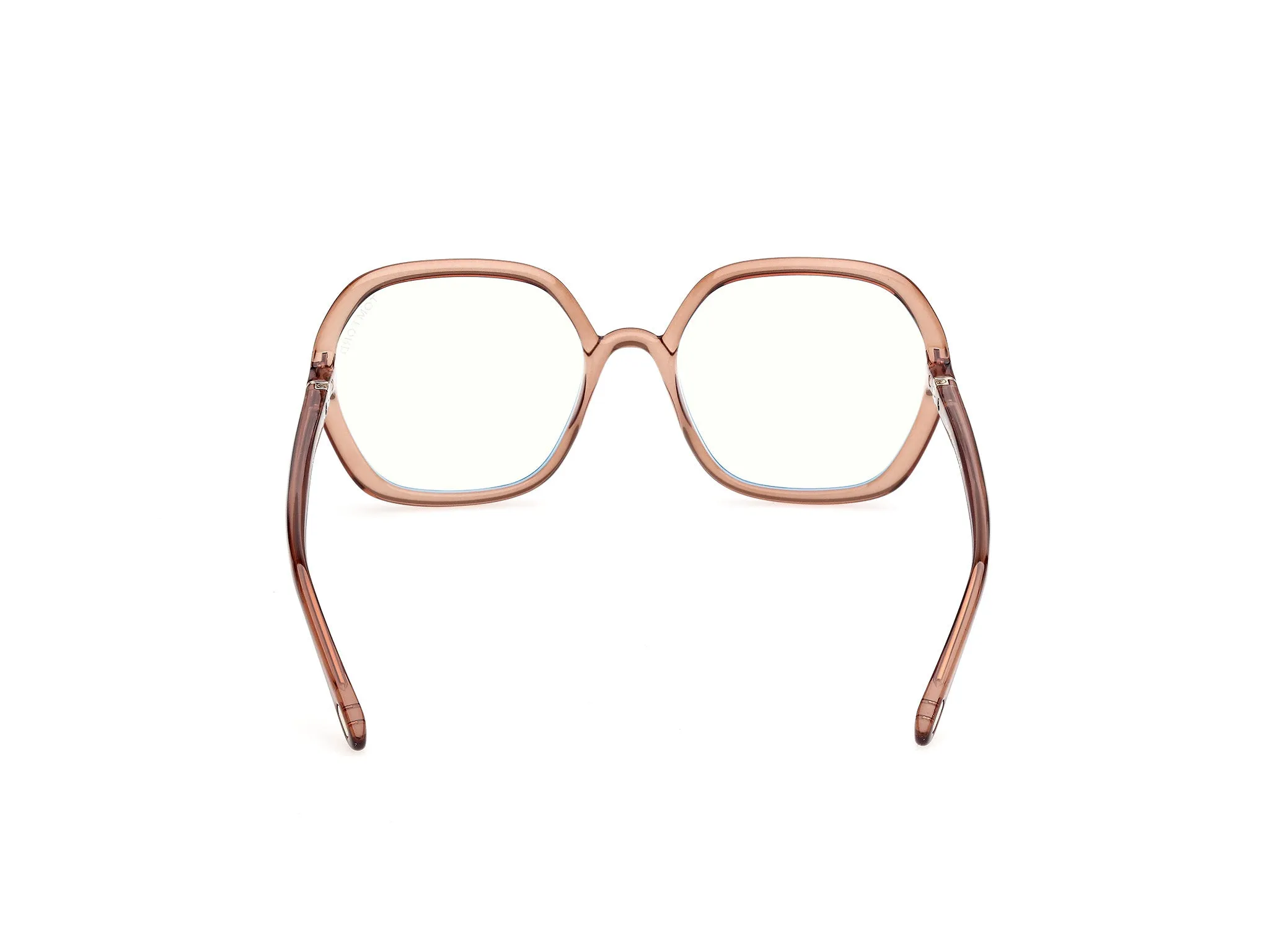 TOM FORD FT5814-B 45 Montature da vista Iniettato Marrone Geometrica Normale - immagine 4
