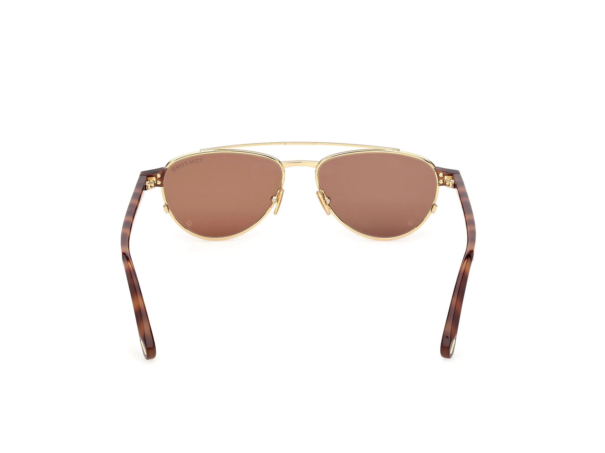 TOM FORD FT1361 ANTHONY-02 30E Occhiali da sole Metallo Oro Marrone Pilot Normale - immagine 4