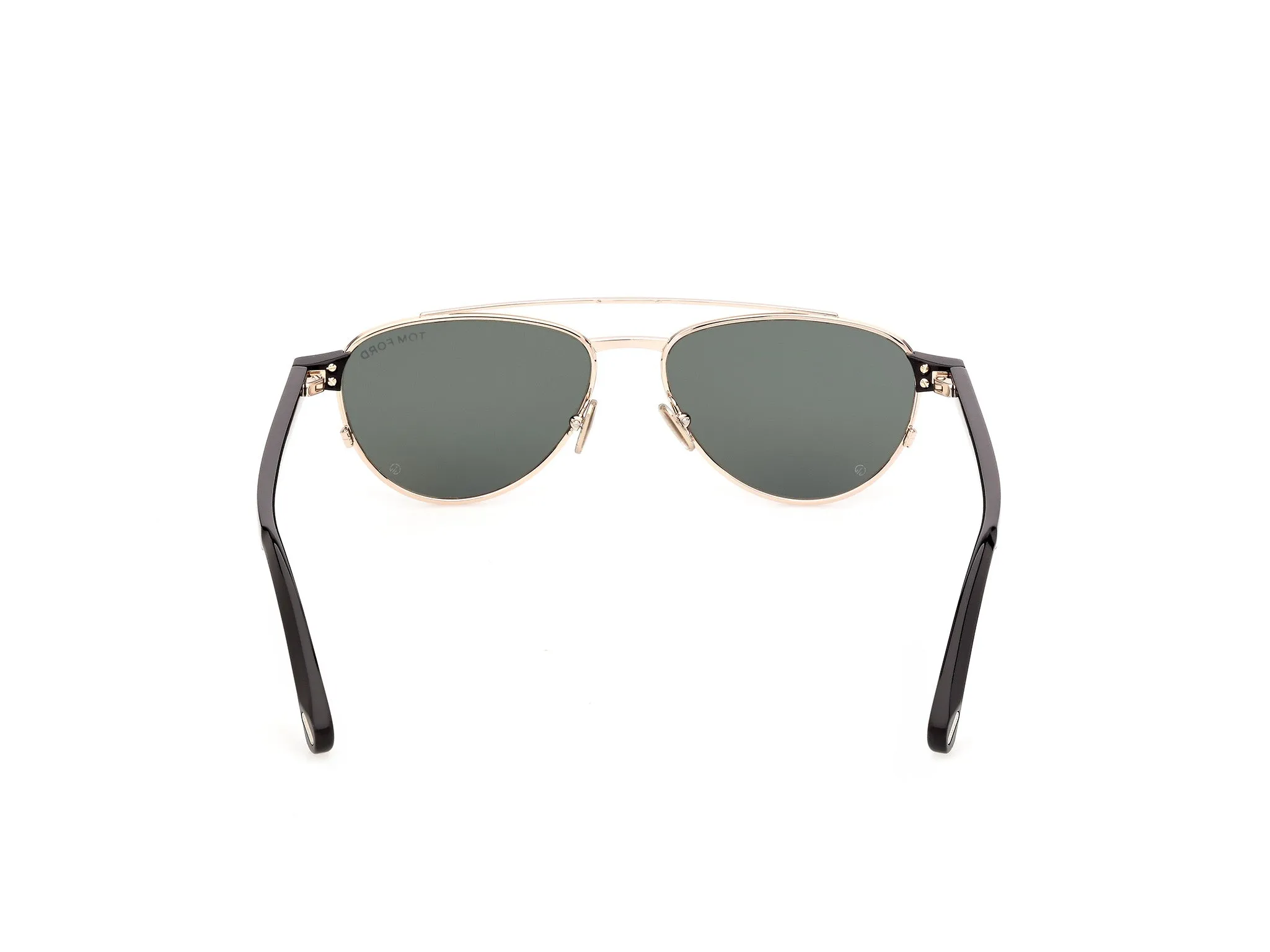 TOM FORD FT1361 ANTHONY-02 28N Occhiali da sole Metallo Oro Verde Pilot Normale - immagine 4