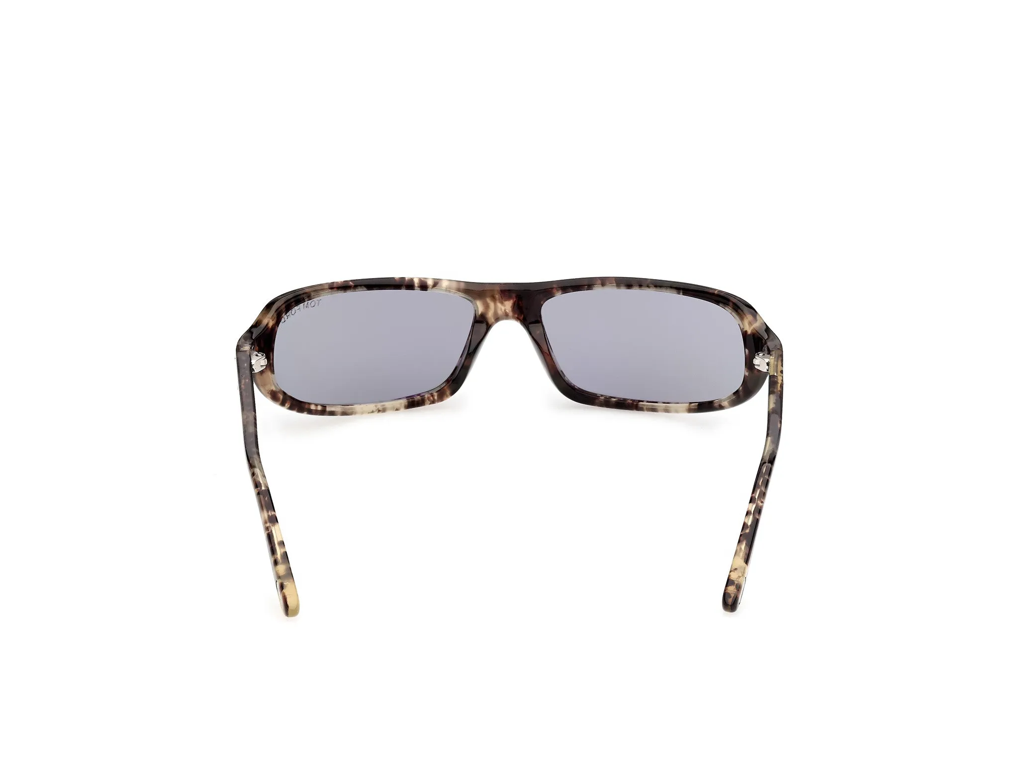 TOM FORD FT1400 ADDISON-02 56A Occhiali da sole Acetato Havana Fumo Squadrata Normale - immagine 4