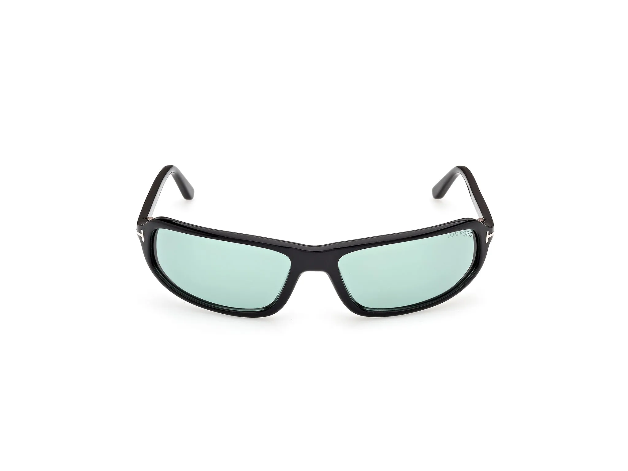 TOM FORD FT1400 ADDISON-02 01N Occhiali da sole Acetato Nero Verde Squadrata Normale - immagine 2