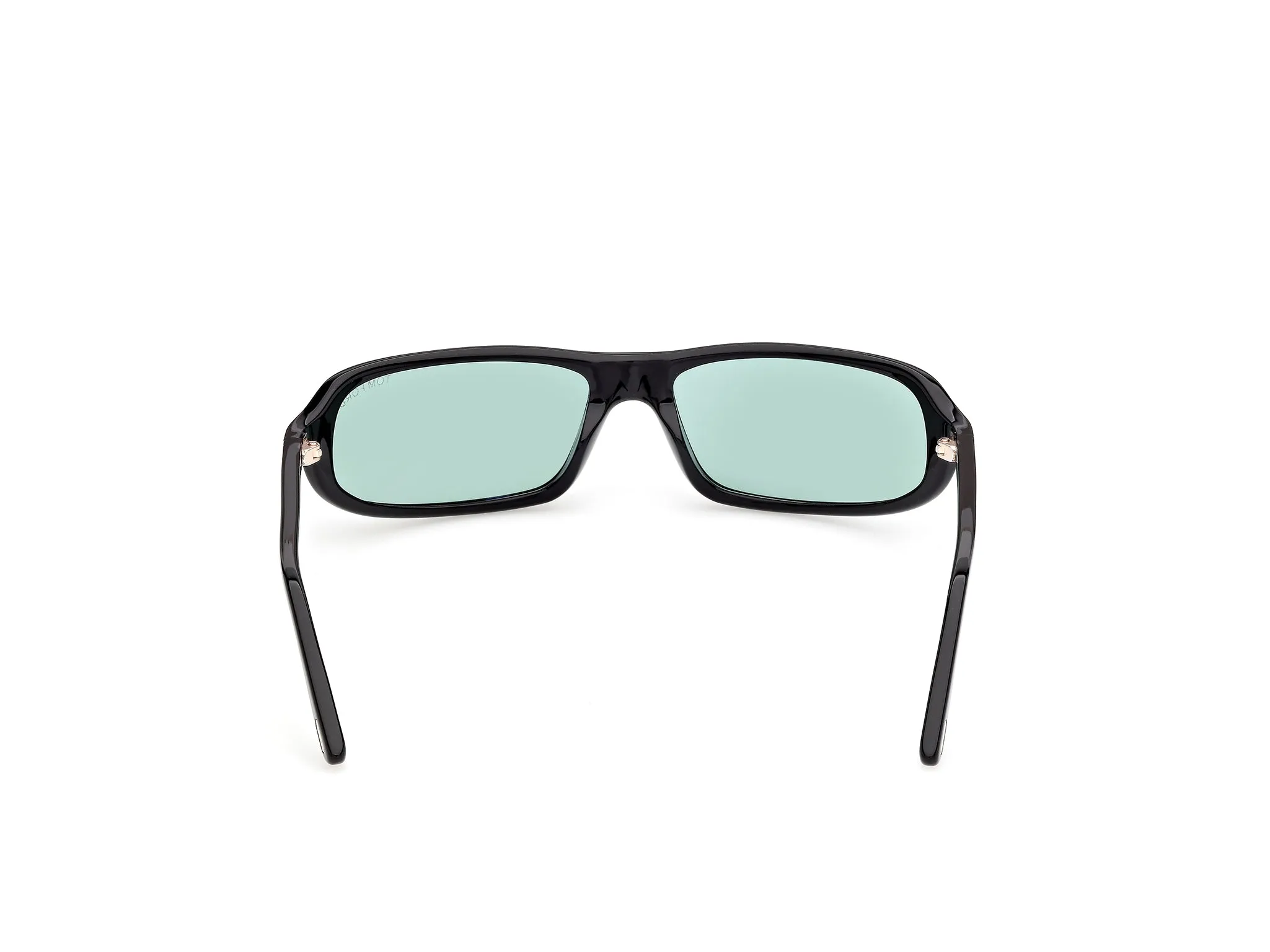TOM FORD FT1400 ADDISON-02 01N Occhiali da sole Acetato Nero Verde Squadrata Normale - immagine 4